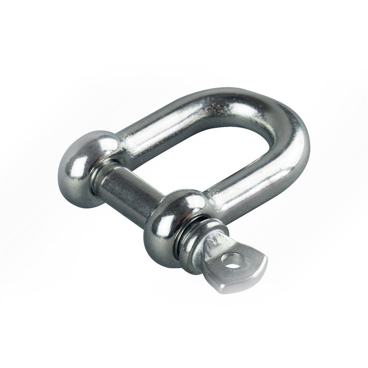 LYSEL® Zurrgurt Gerader Schäkel Verbinder Nirosta mit Schraubbolzen (1-St)