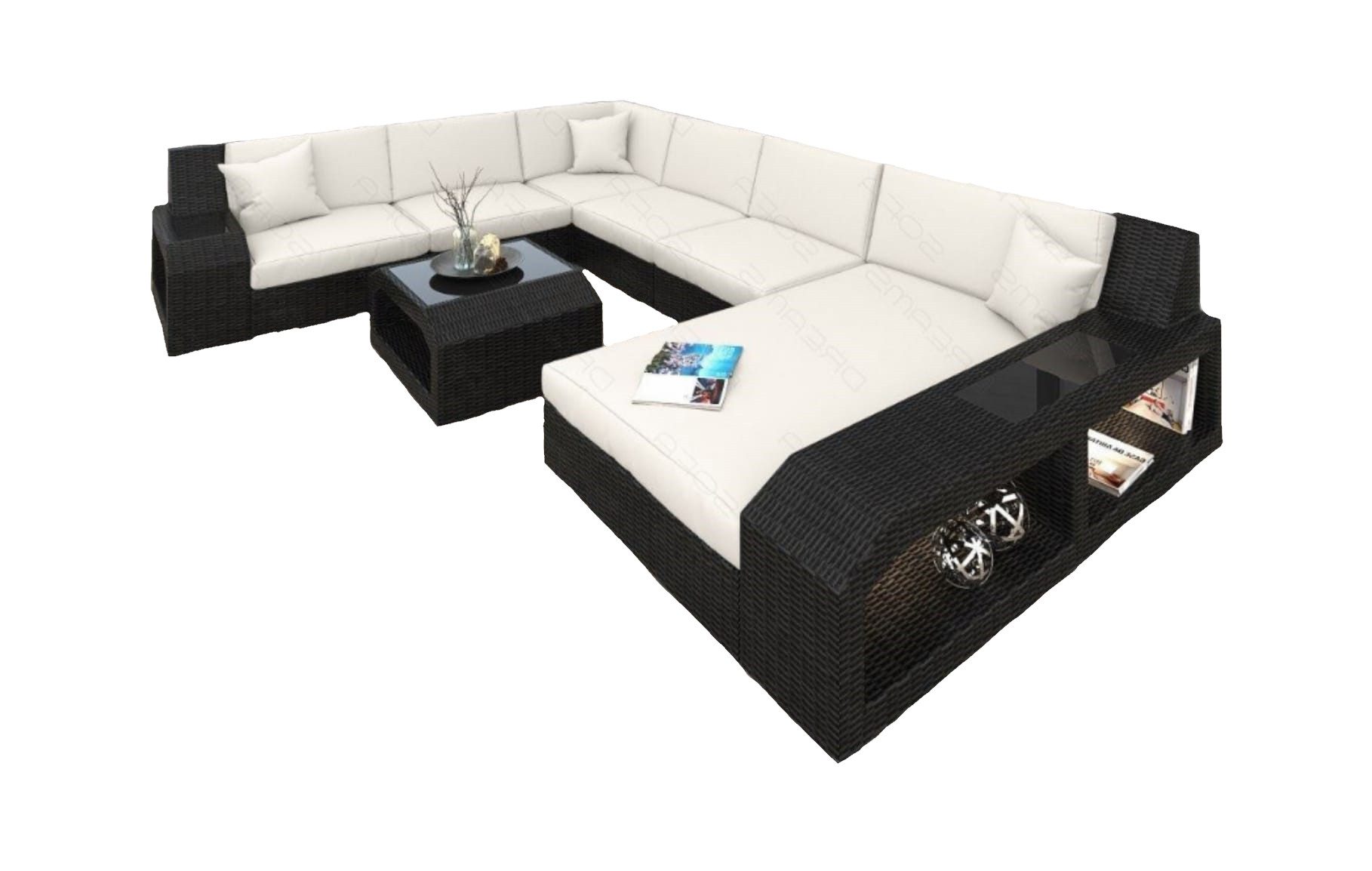 Sofa Dreams Gartenlounge-Set Rattan Sofa Matera günstig online kaufen