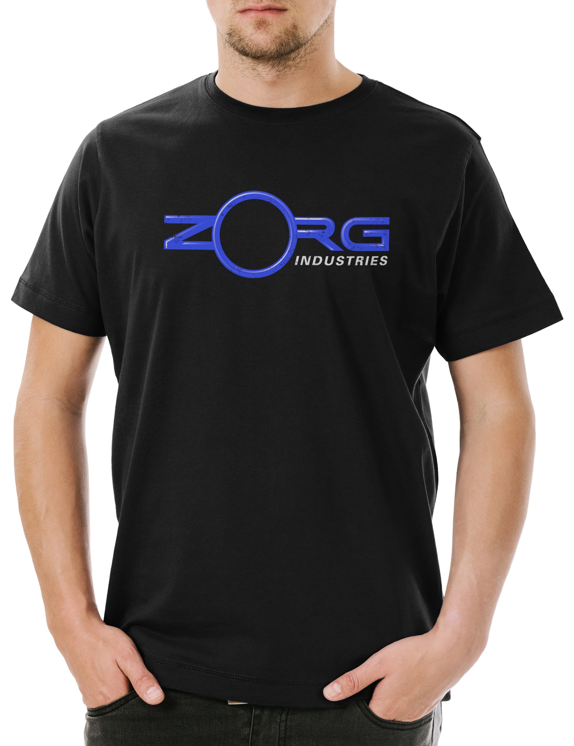 Print-Shirt Zorg Herren T-Shirt Logo Zeichen Firma Das Fünfte The Fifth Element 5.