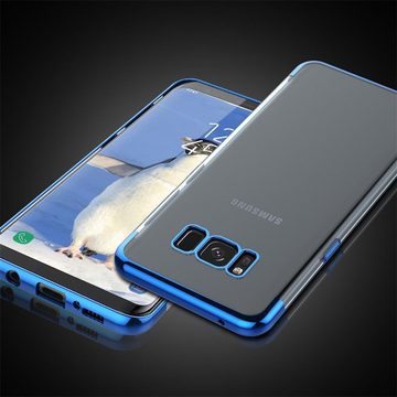 CoolGadget Handyhülle Slim Case Farbrand für Samsung Galaxy S8 Plus 6,2 Zoll, Hülle Silikon Cover für Samsung S8+ Schutzhülle