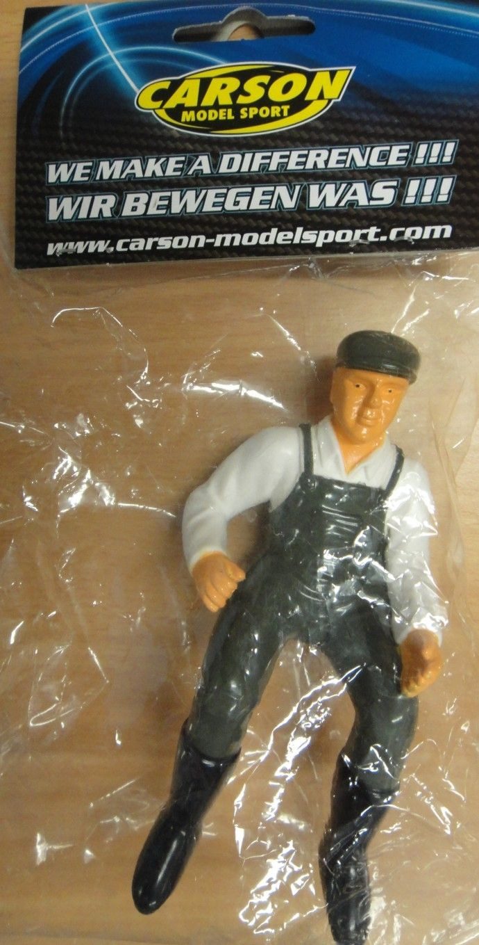 CARSON Carson 1:14 Modellbau Figur LKW Line Fahrerfigur Robert RC-Ladegerät – Bild 2 von 2