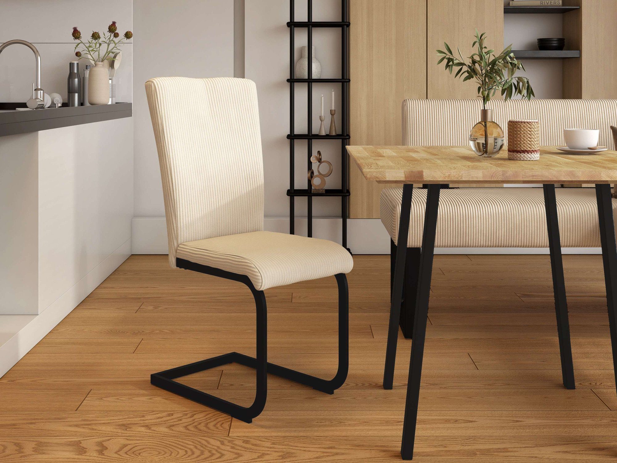 Home affaire Freischwinger Oliver (Set, 2 günstig online kaufen