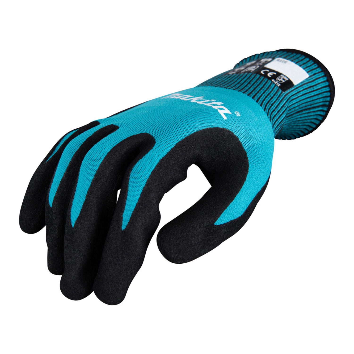 Makita Arbeitshandschuhe Makita Handschuhe Gr. L (9) Nitril P-84698 (1-St)
