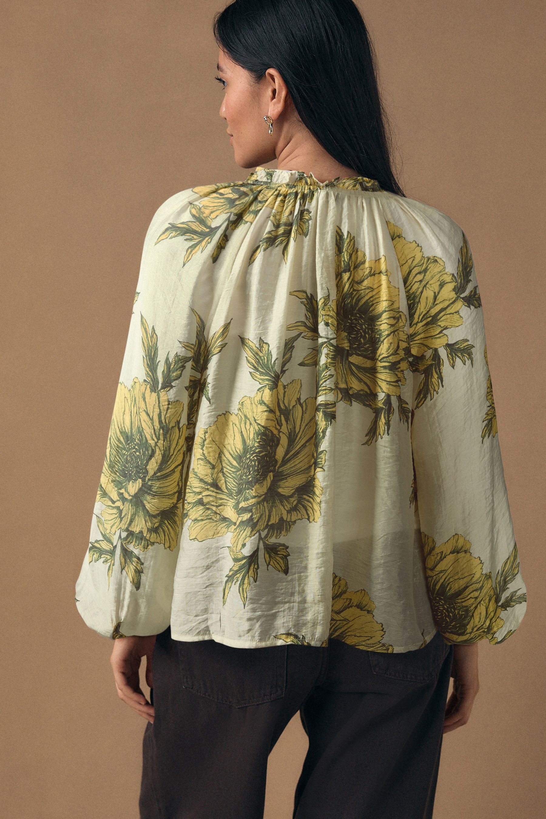 Next Langarmbluse Langärmelige Bluse mit Knopfleiste (1-tlg) günstig online kaufen