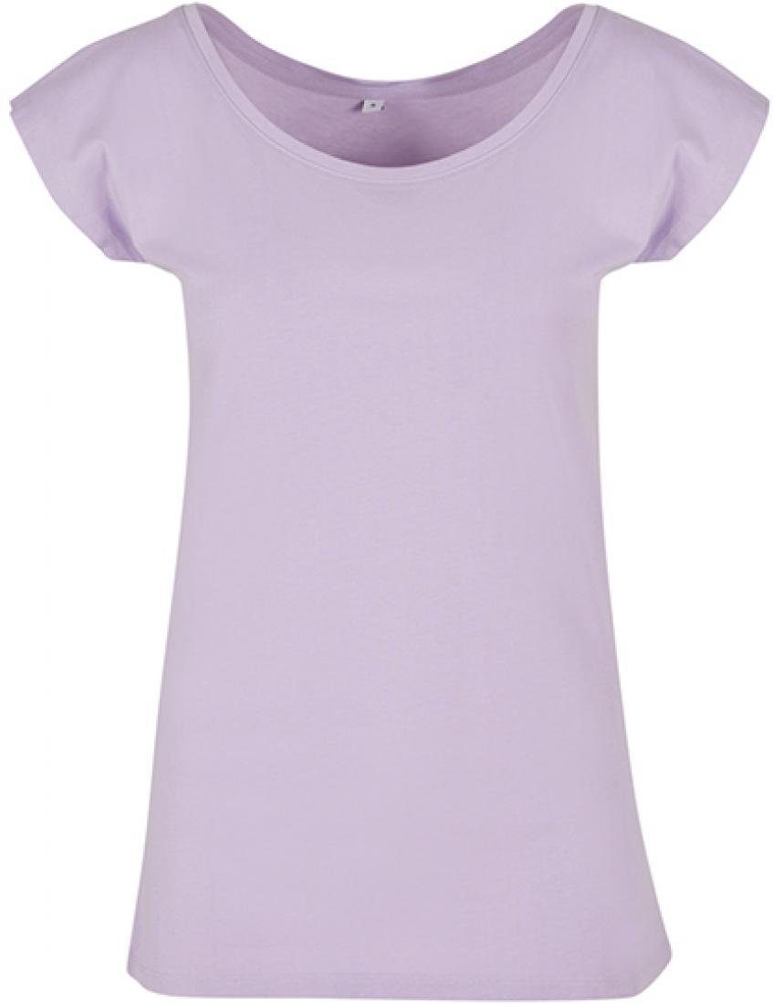 Build Your Brand Rundhalsshirt Ladies´ Wide Neck Tee Rundhalsausschnitt günstig online kaufen
