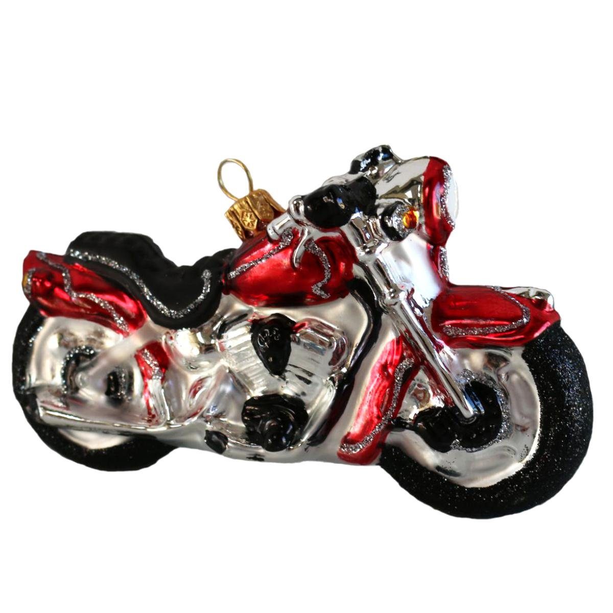 440s Christbaumschmuck 440s Christbaum-Hänger Motorrad rot (1-tlg)