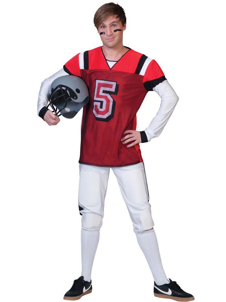 Kostüm Footballer Kostüm Jersey rot