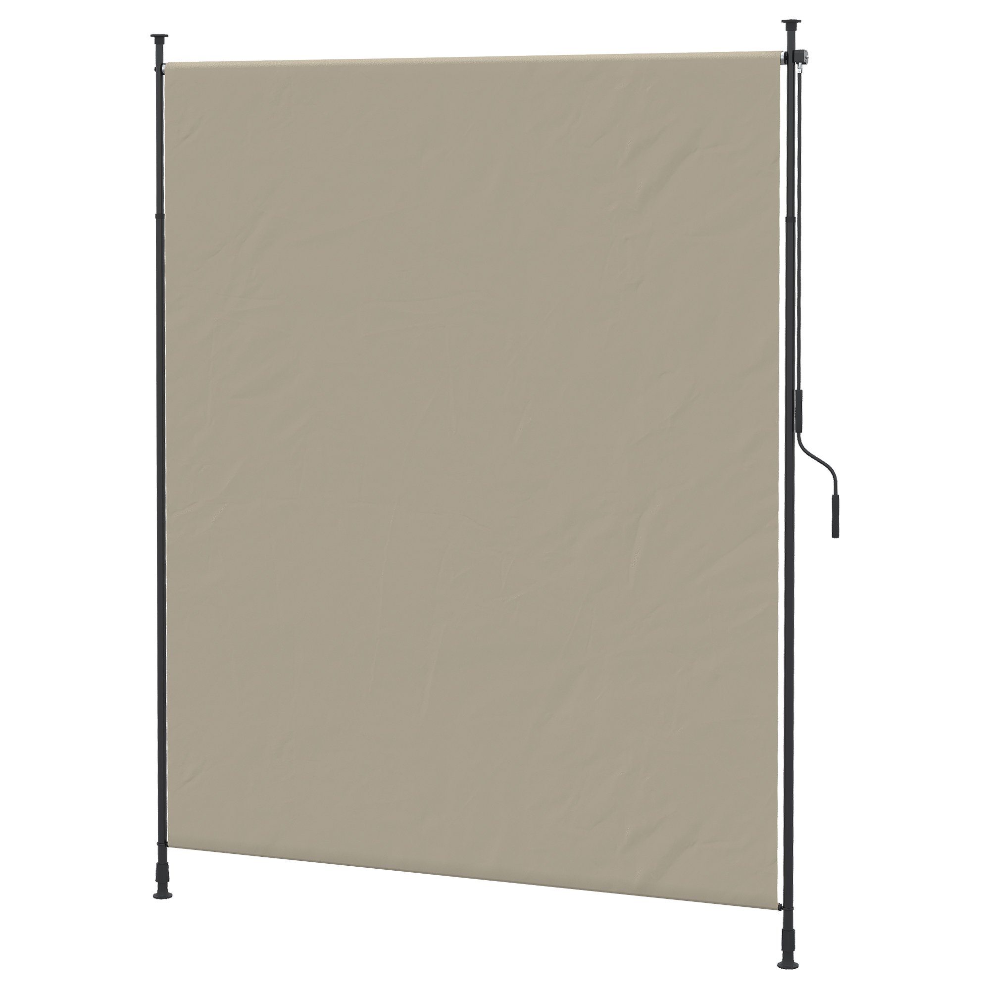 Outsunny Markise Seitenmarkise (Vertikalmarkise, 2-St., Senkrechtmarkise) LxH: 200x215-305 cm