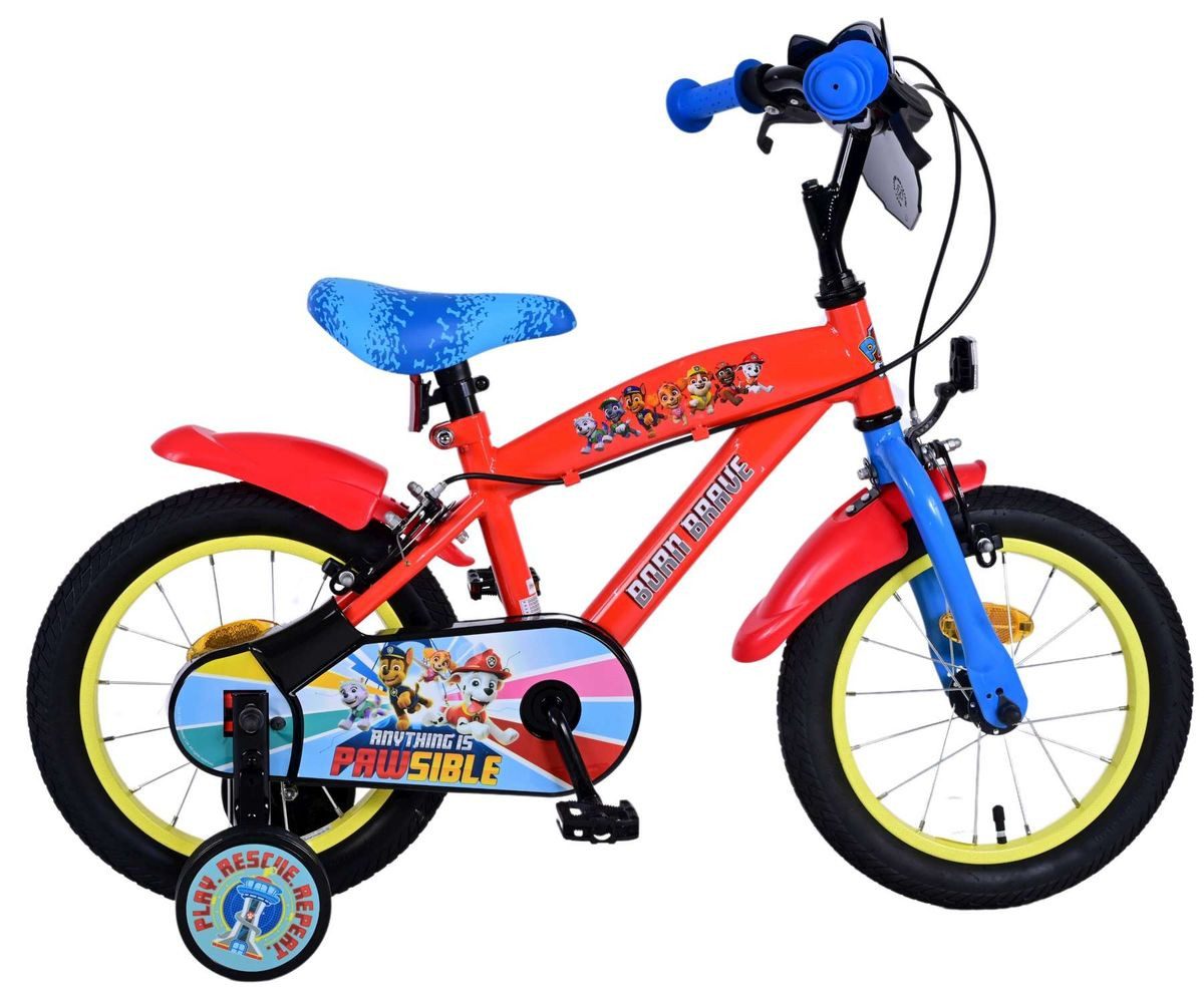 Kinderfahrrad 14 Zoll Kinder Jungen Fahrrad Rad Bike Kinderrad Paw Patrol Rot 21510