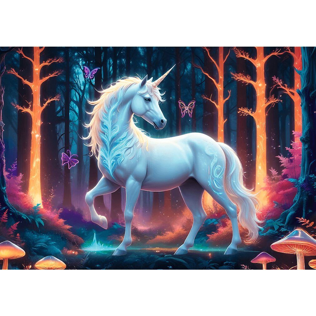 Trefl Puzzle Puzzle Mystick Einhorn 1000 Stück, Puzzleteile