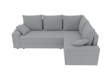 99rooms Ecksofa Montero, L-Form, Eckcouch, Sofa, Sitzkomfort, mit Bettfunktion, mit Bettkasten, Modern Design