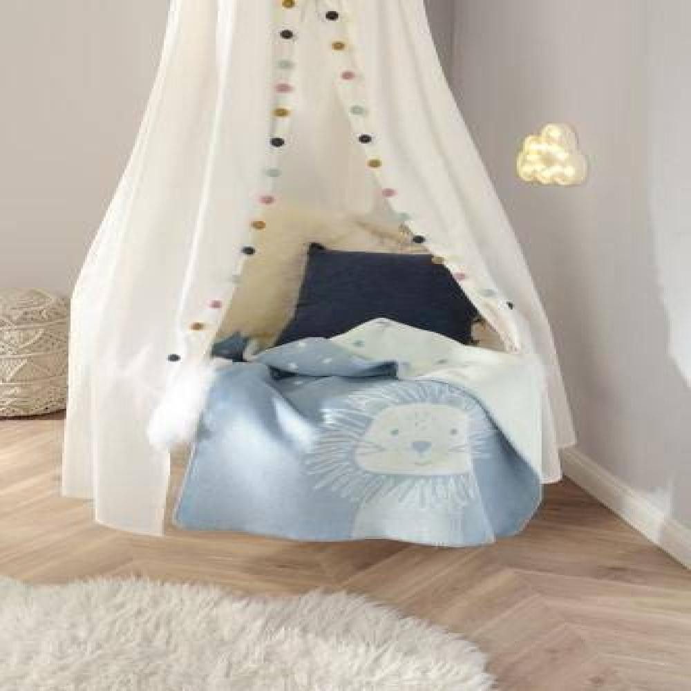 Babydecke Lovely & Sweet Leo 75 x 100 cm, Biederlack, Made in Germany