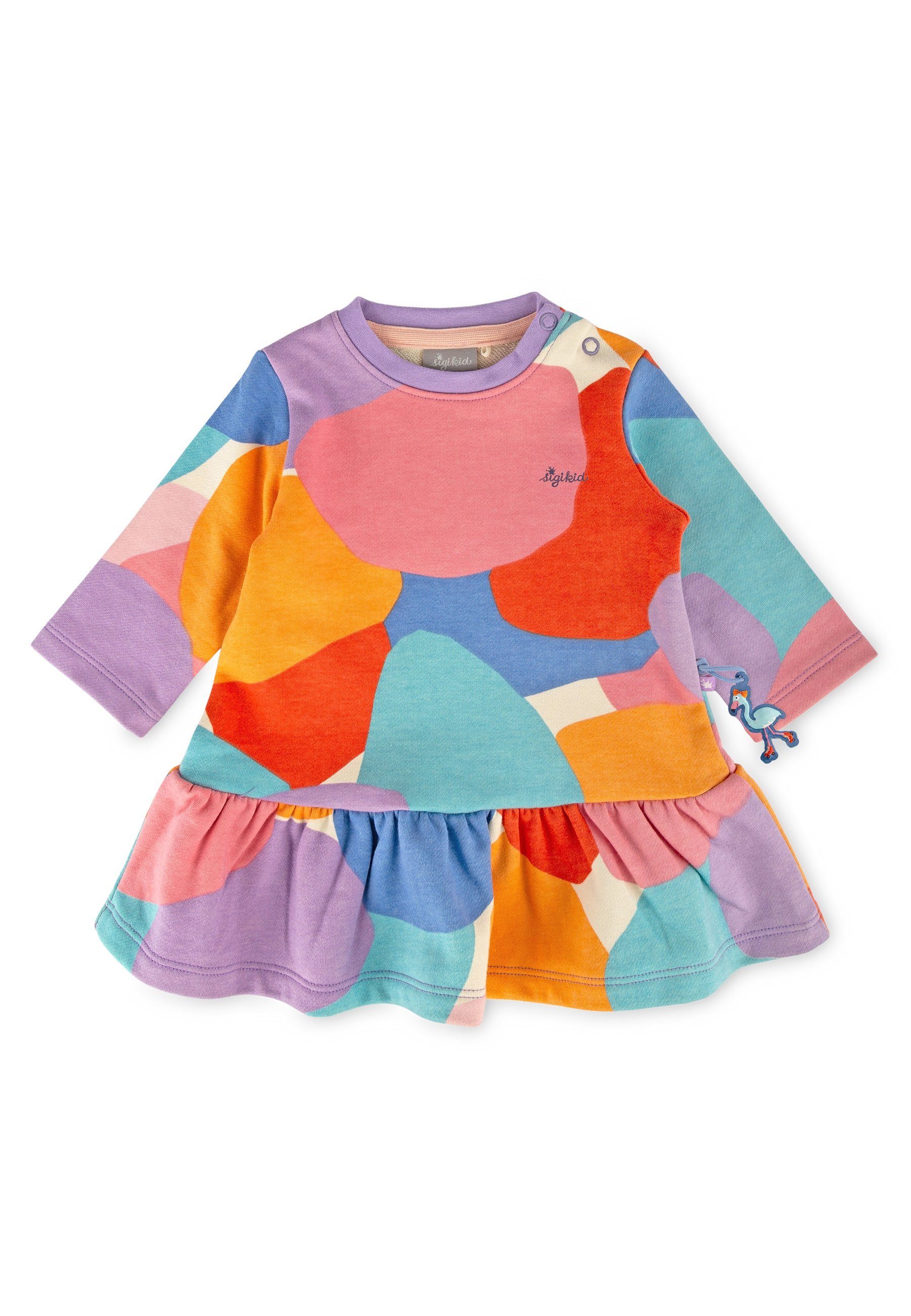Sigikid Sweatkleid Sweatkleid, langarm Wild Flamingo (1-tlg)