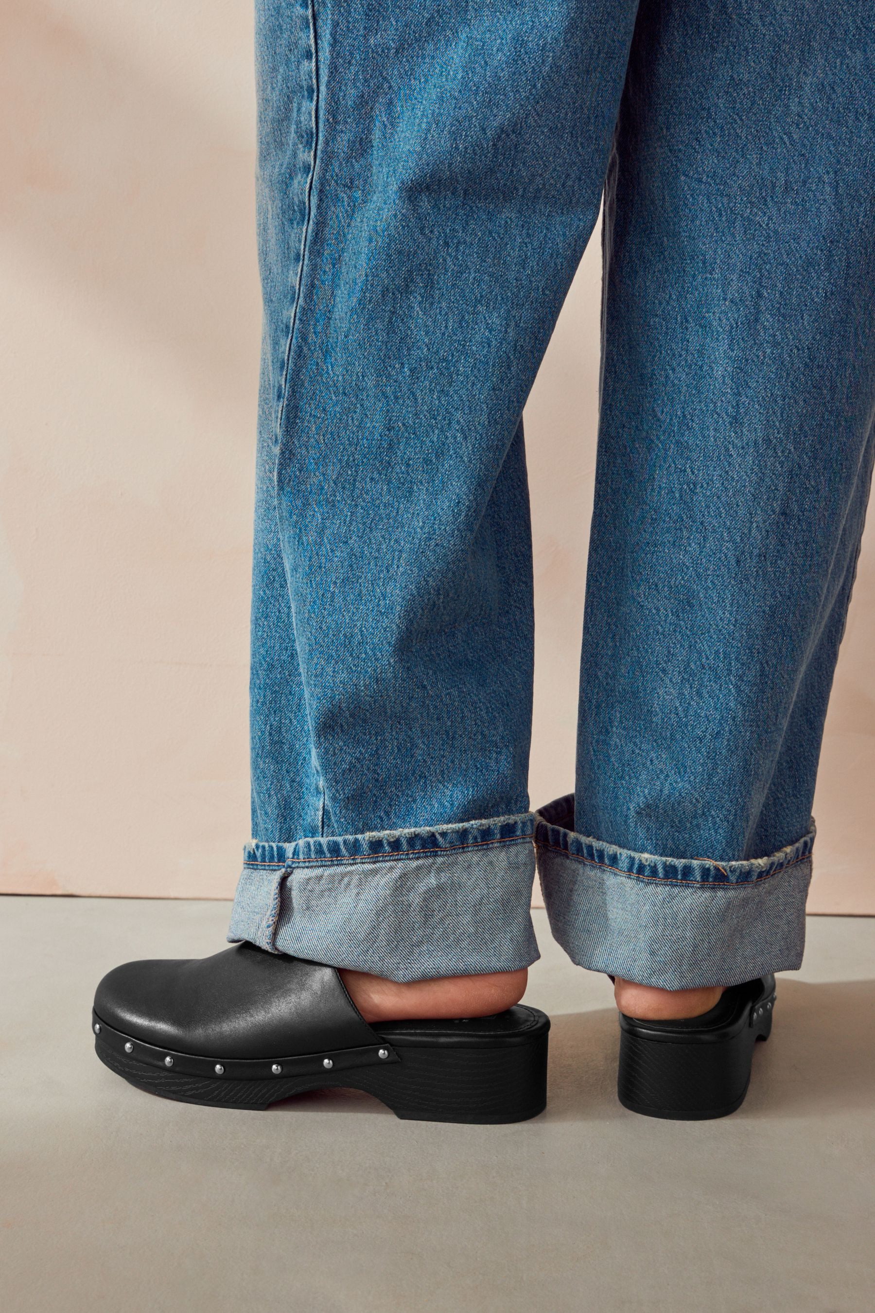 Next Forever Comfort Clog mit Nieten Clog (1-tlg)