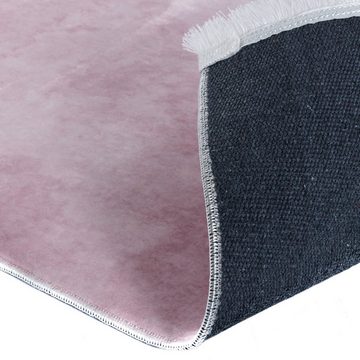 Teppich Reyna, Sehrazat, rechteckig, Höhe: 8 mm, waschbar,Seiden-Optik,mit weichem Glanz Garn, rutschfest,Pflegeleicht