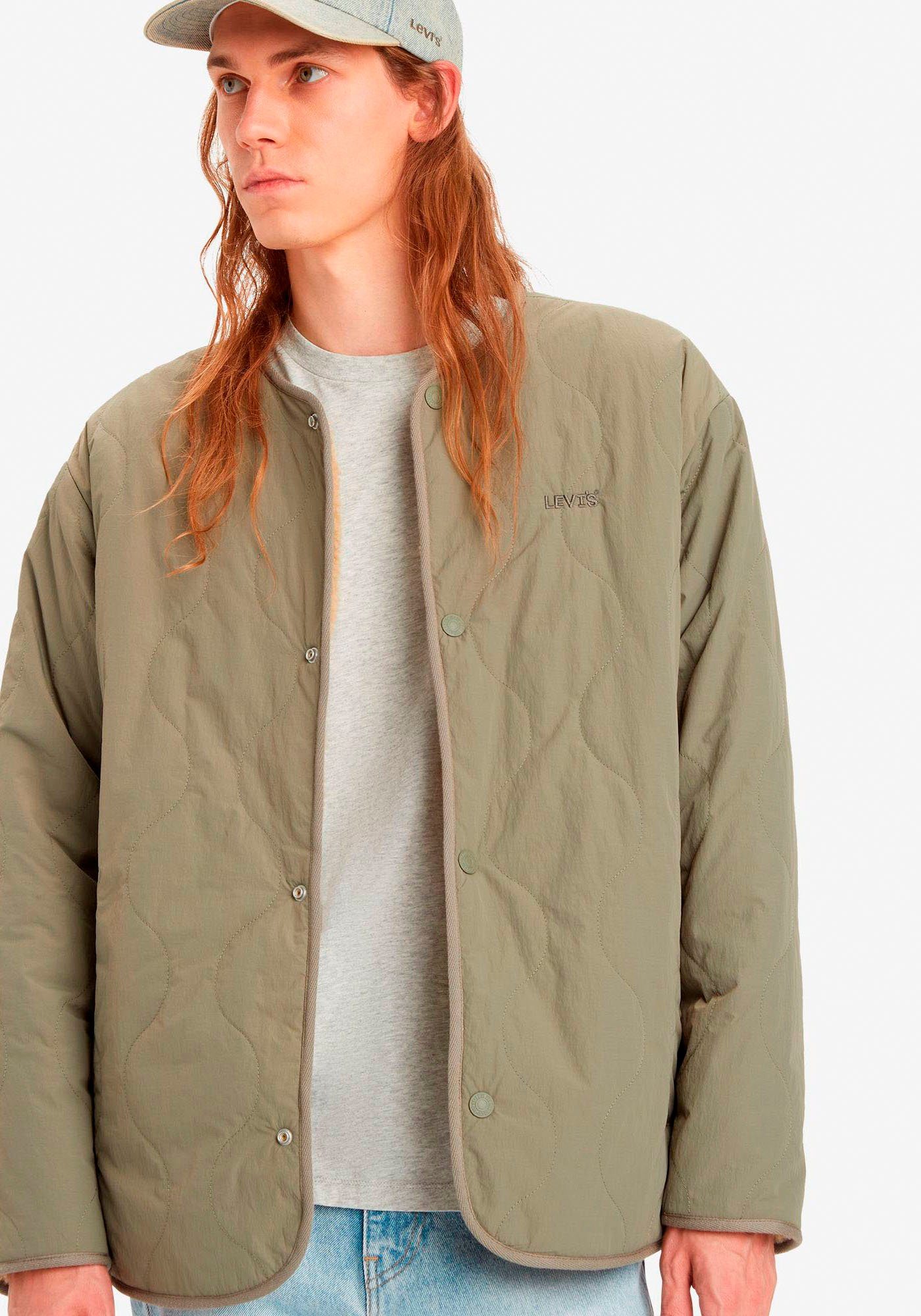 Levi's® Fleecejacke ABBOTTS REV G FILLED Jacke - 2in1 SMOKEY CARDI OLIVE Wendejacke