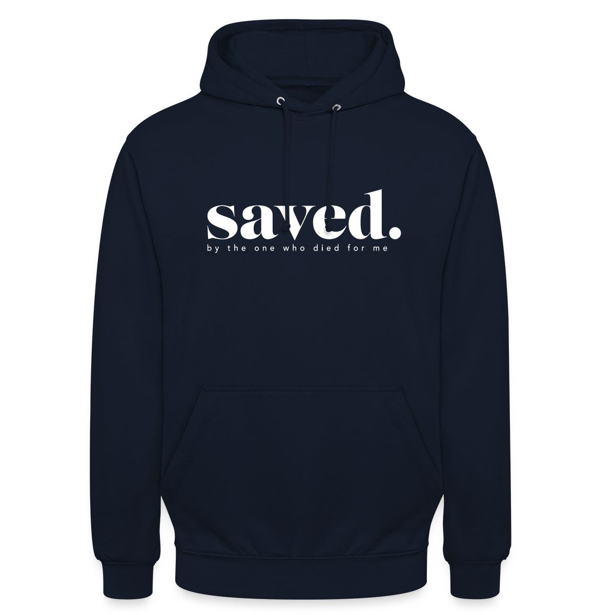 Spreadshirt Hoodie Saved By Jesus Gott Religion Christus Christ Unisex Hoodie (1-tlg)