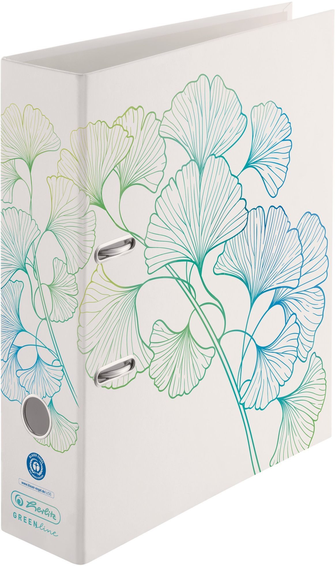 Herlitz Aktenordner Motivordner maX.file A4 8cm Greenline Ginko