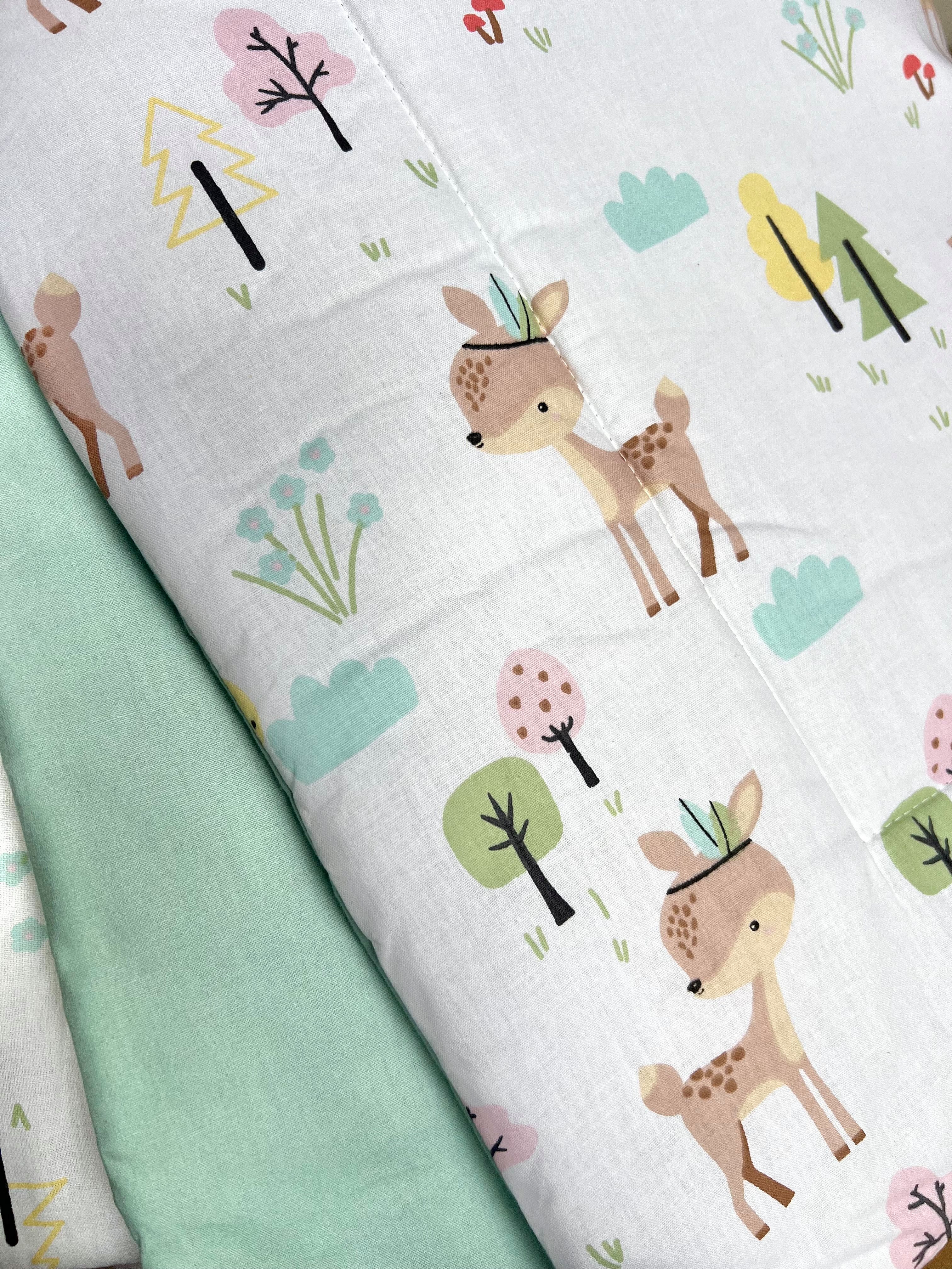 Babydecke Gefütterte Babydecke 80x100cm Waffelpique Tagesdecke günstig online kaufen