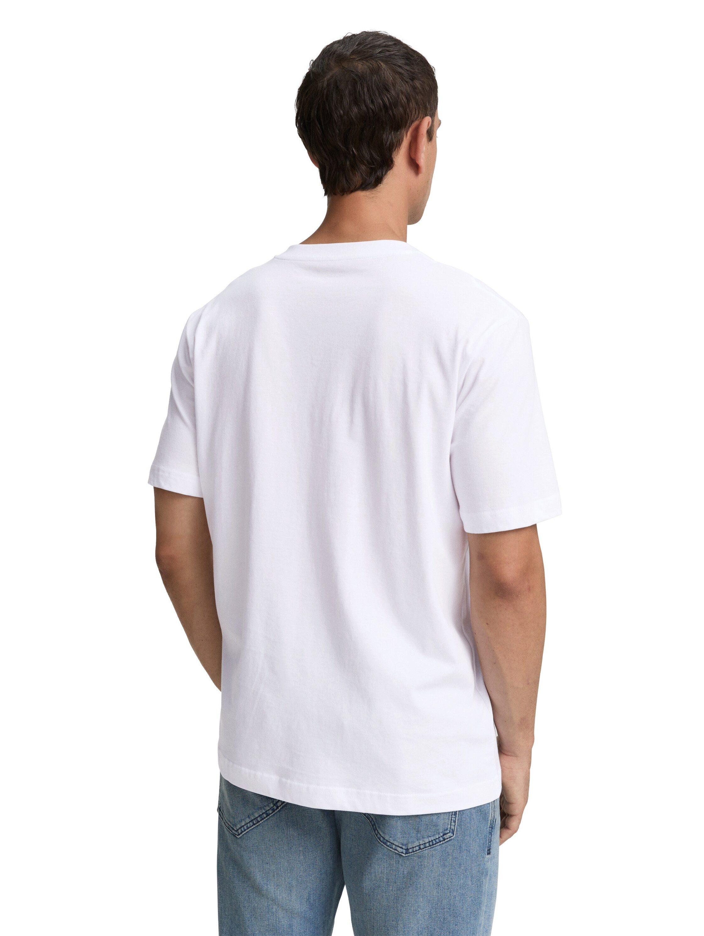 TOM TAILOR T-Shirt (Packung, 2-tlg) mit V-Ausschnitt, Doppelpack