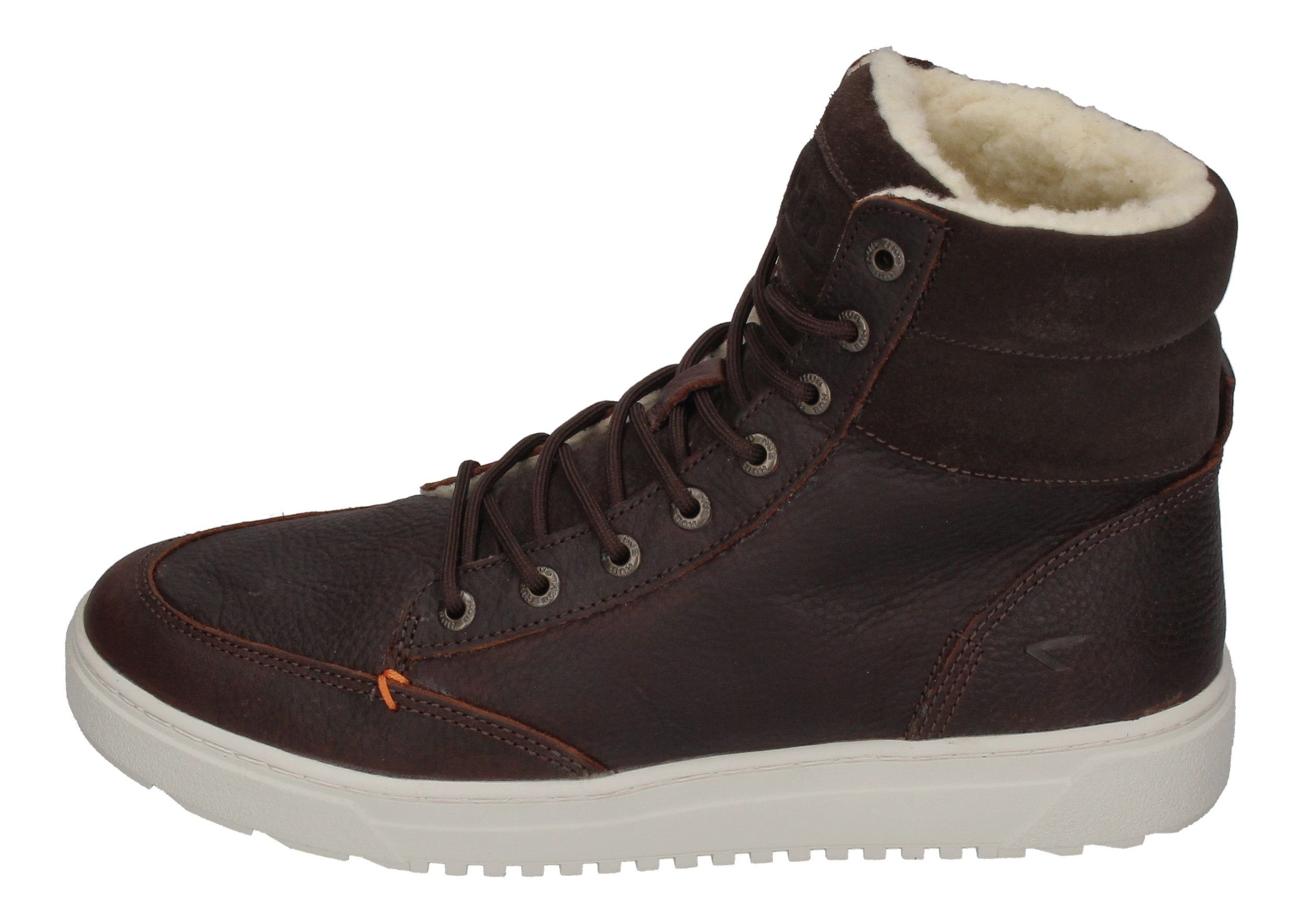 HUB Dublin 2.0 L30 Sneaker Dark Brown Off White günstig online kaufen