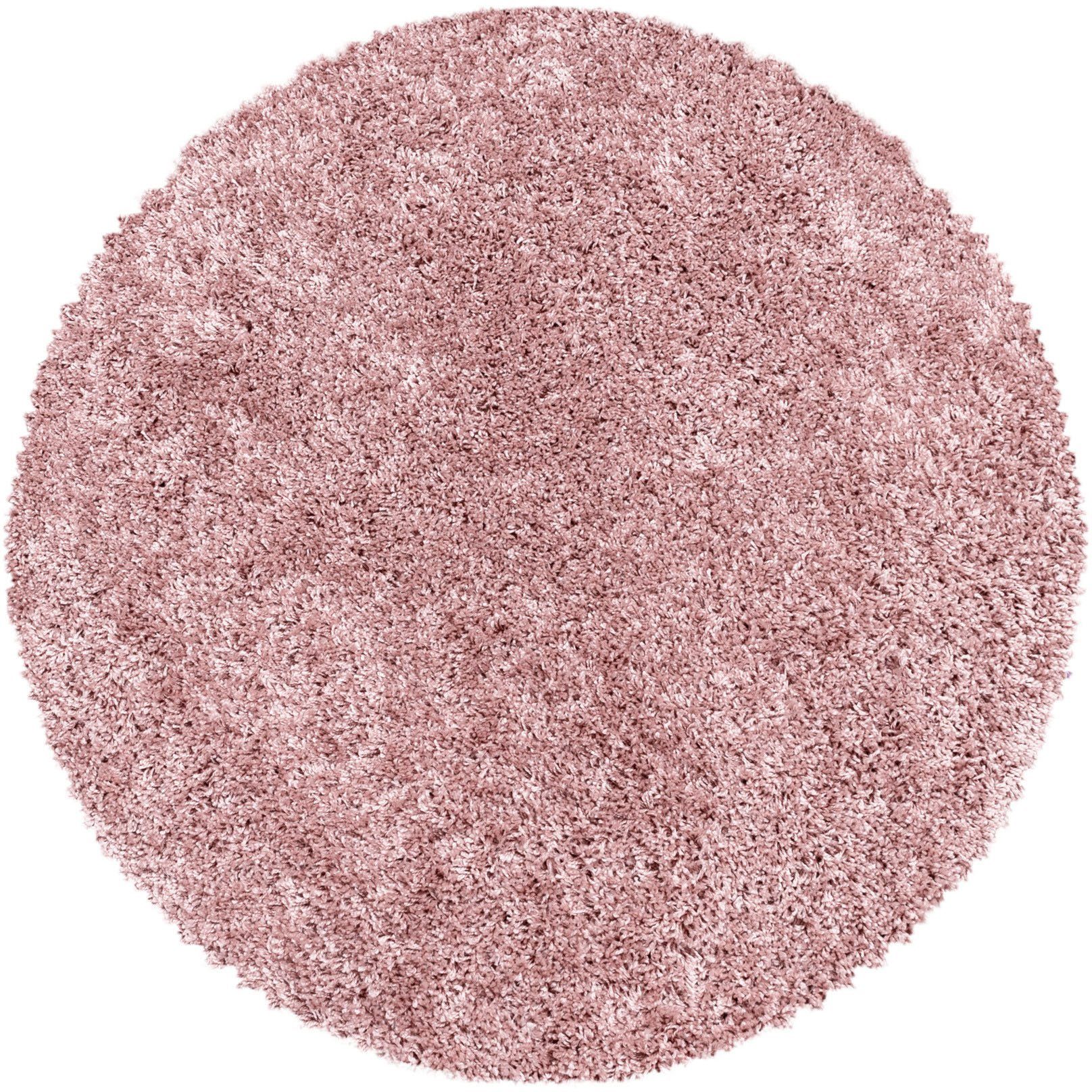 Ayyildiz Teppiche Hochflor-Teppich SYDNEY 3000, rund, Höhe: 30 mm, Shaggy, Langflor, uni, auch in rund, Wohnzimmer