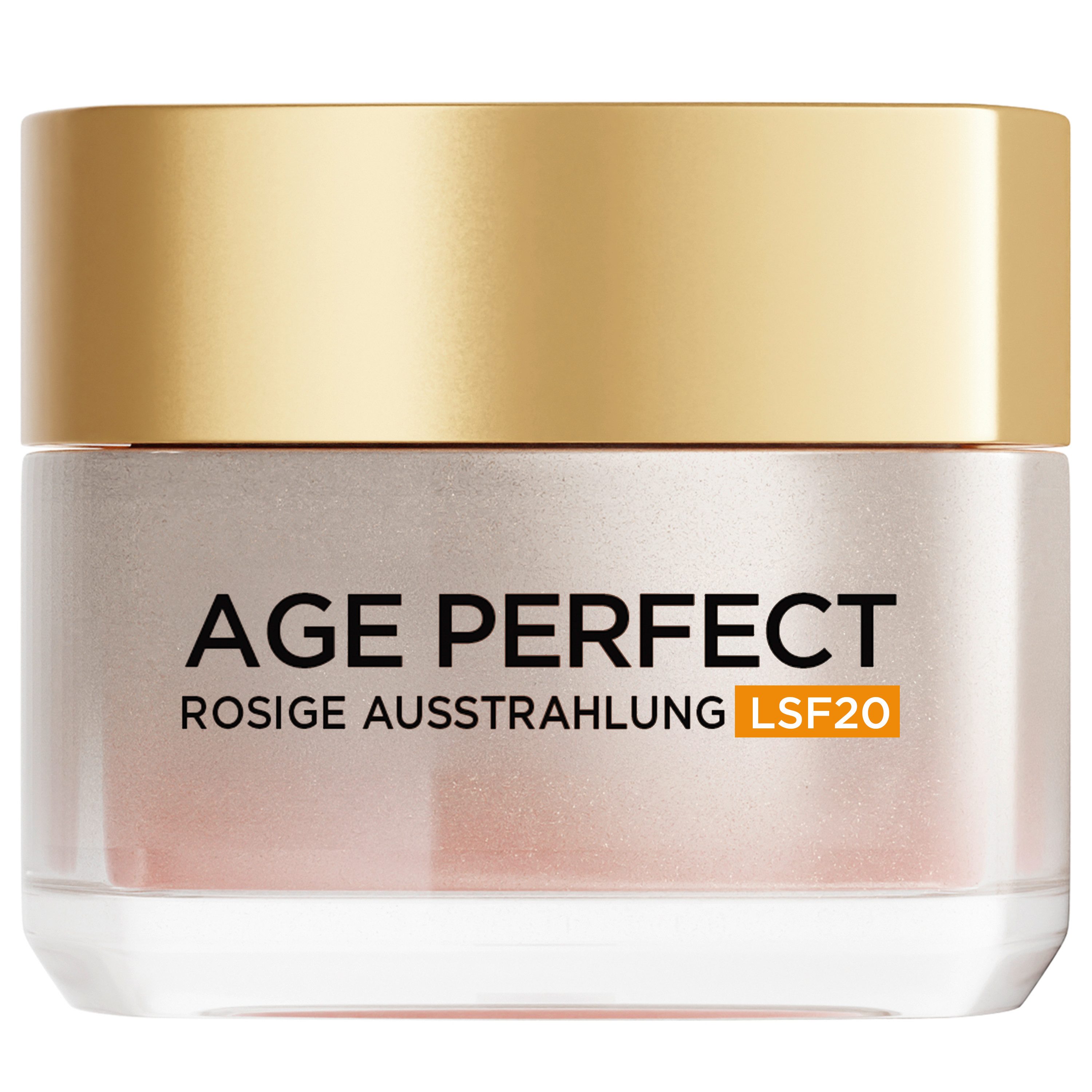 L'ORÉAL PARIS Feuchtigkeitscreme AGE PERFECT GOLDEN AGE ROSÉ-TAGESPFLEGE LSF20, LSF 20, mit Calcium und Vitamin B3, strafft die Haut, intensive Pflege