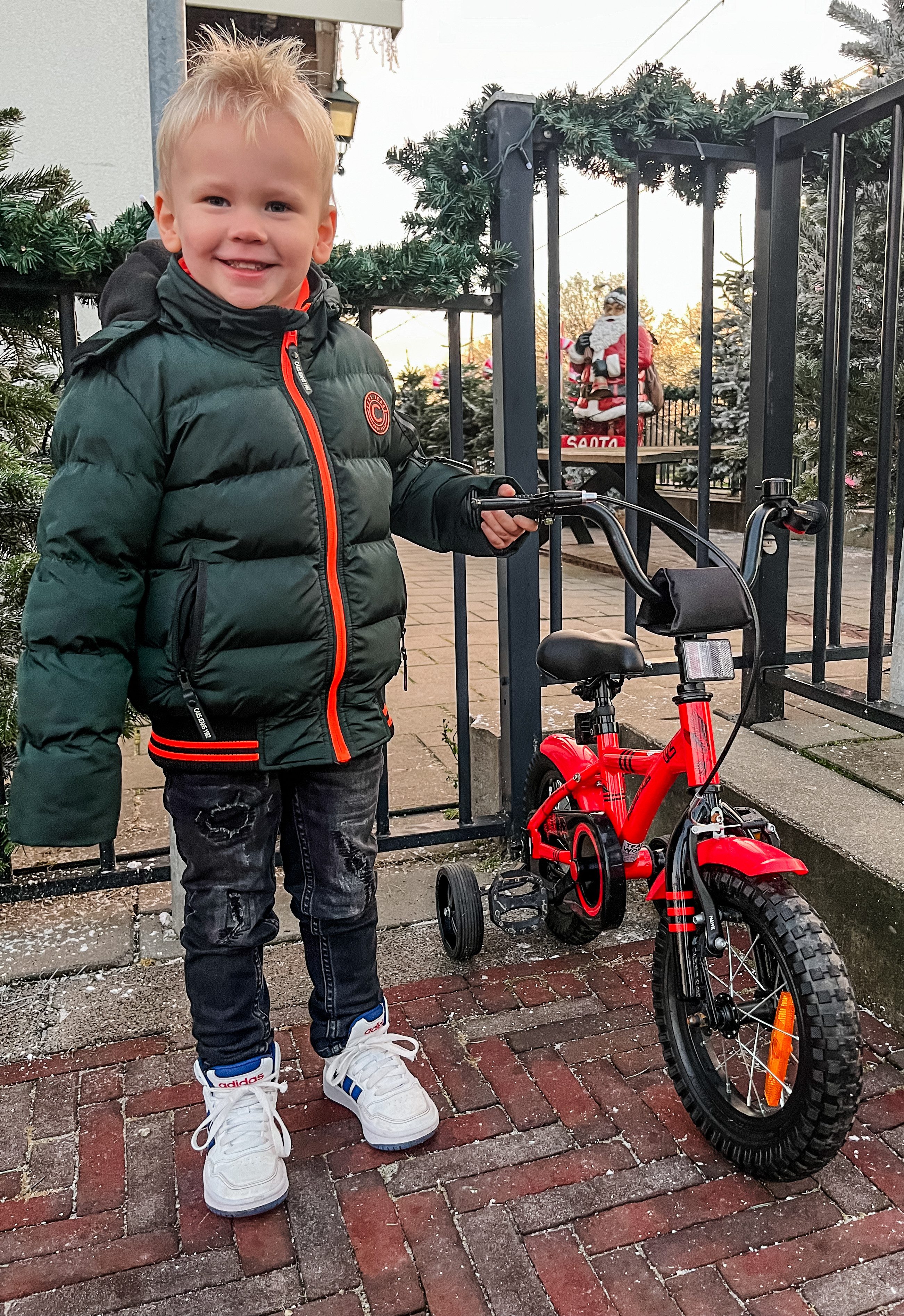 PROMETHEUS BICYCLES Kinderfahrrad HAWK 12 Zoll ab 3 Jahre, 1 Gang, Junge Mädchen Fahrrad Kinder mit Rücktrittbremse Stützräder