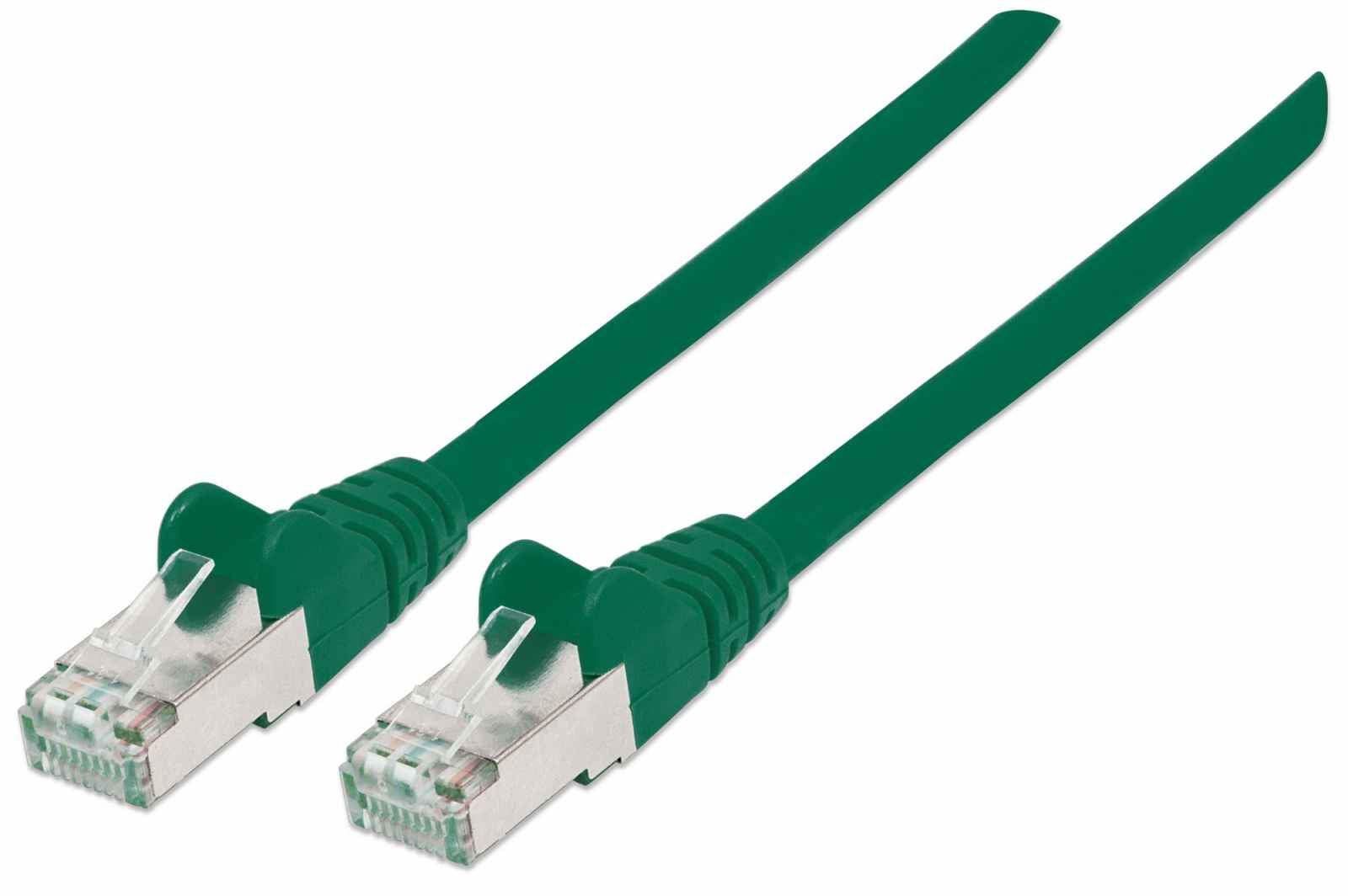 Intellinet Intellinet Patchkabel Cat6a-Stecker/Cat7-Rohkabel 0,5m grün LAN-Kabel