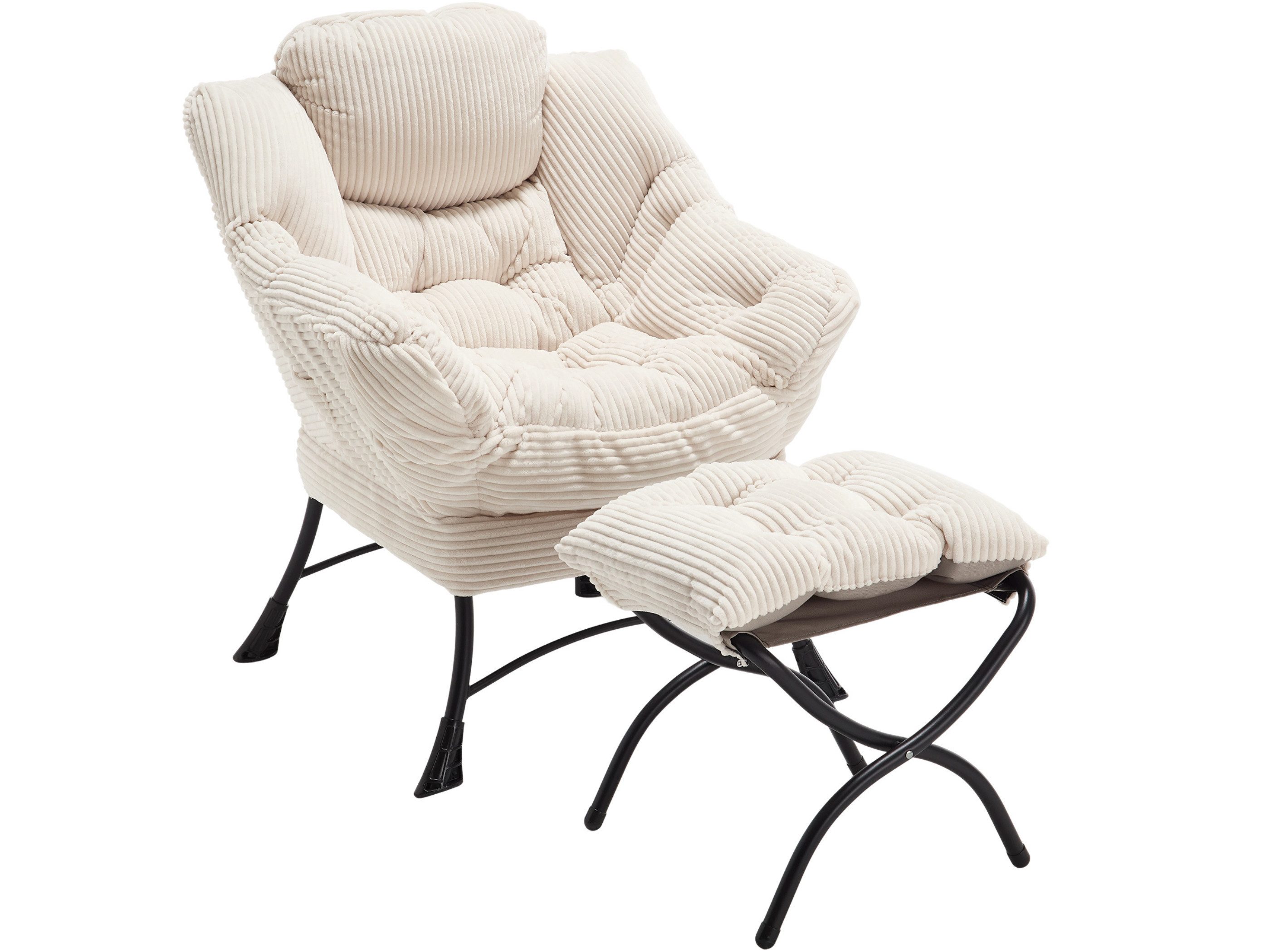 SeedWave Sessel Flanell Armlehnstuhl Ohrensessel mit günstig online kaufen