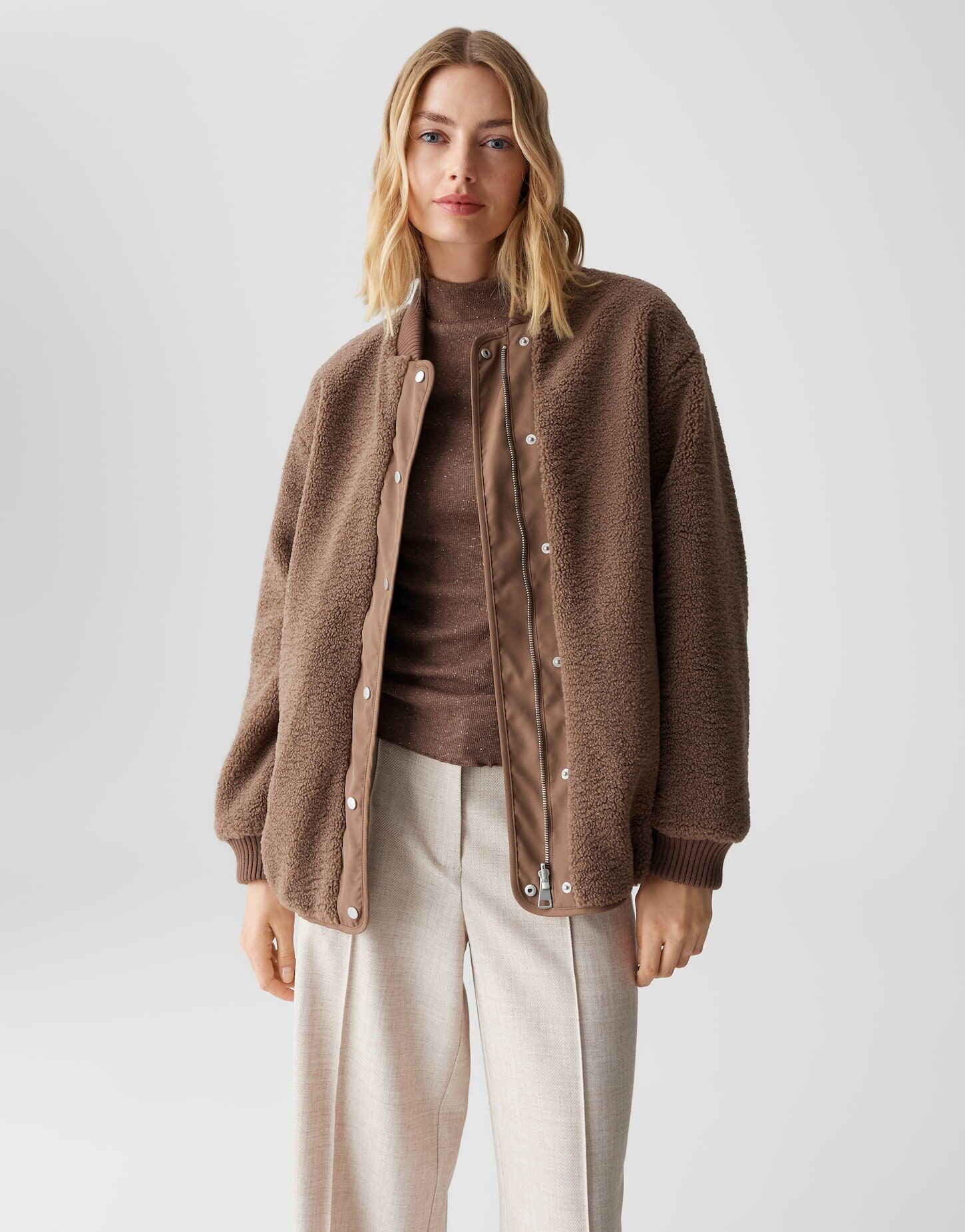 OPUS Winterjacke HULDA im Blousonstil lockere Passform, weicher Griff, matt günstig online kaufen