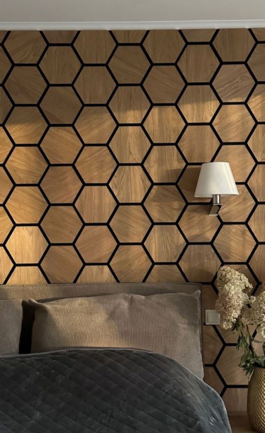 ASCountrystone Wandpaneel Hexagon Akustikpaneel 80x65x2cm, BxL: günstig online kaufen
