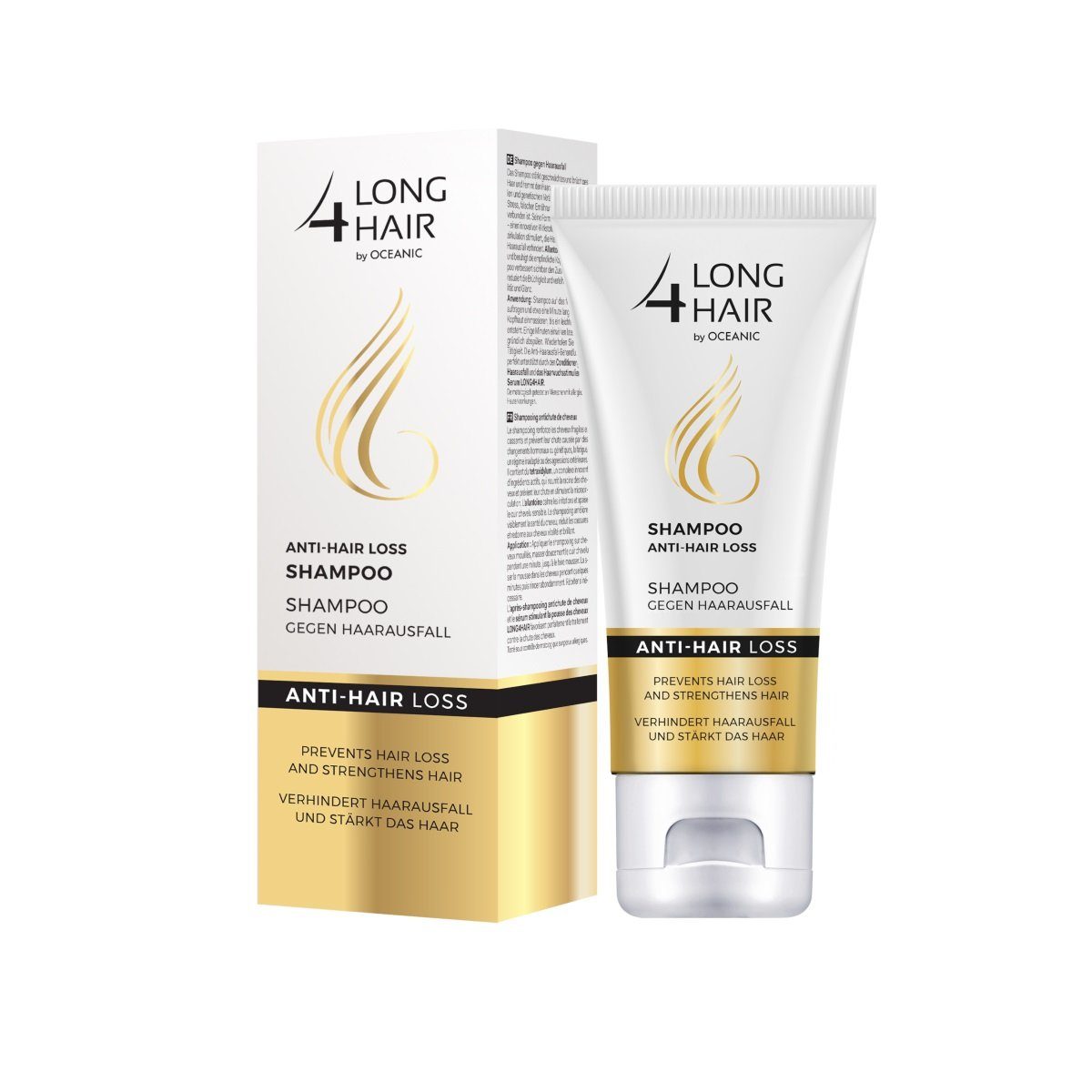 Oceanic Duschpflege Oceanic Long4Lashes Anti Hair Loss Strenghtening Shampoo 200 ml, Shampoo gegen Haarausfall | Duschgele