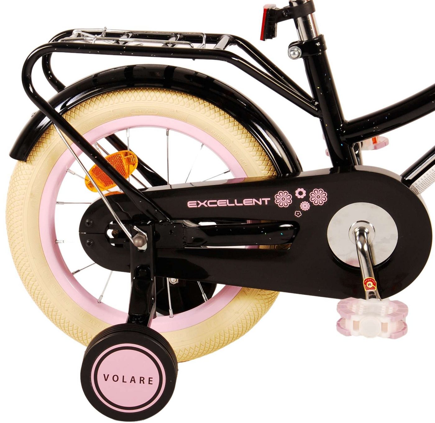 Thumbnail - Volare Kinderfahrrad - Excellent - Mädchen - 12 oder 14 Zoll- bis 60kg - Rücktrittbremse, 85% zusammengebaut, 3 - 4,5 Ja...