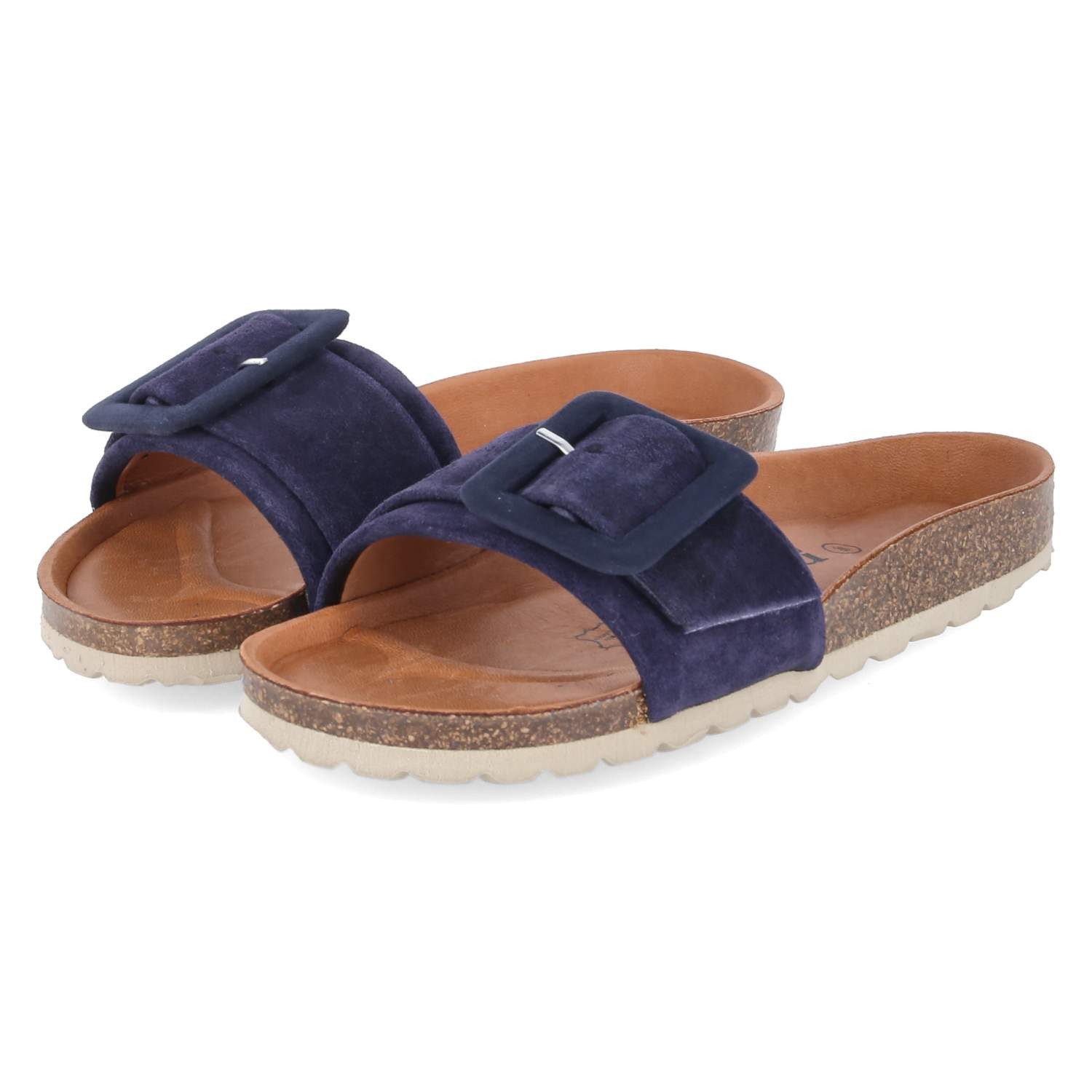 Palado Palado PALA-251-781123-03 Damen Rauleder blue Pantolette