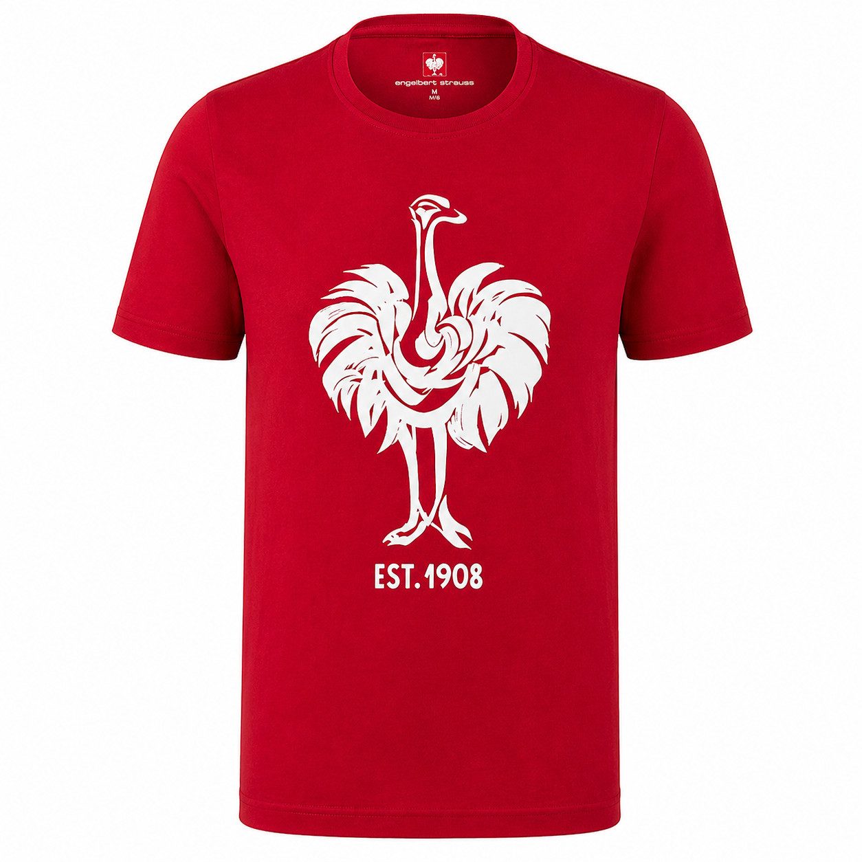 Engelbert Strauss T-Shirt T-Shirt »e.s. 1908« Herren Baumwolle Rundhals Printshirt kurzarm Logoprint Strauß