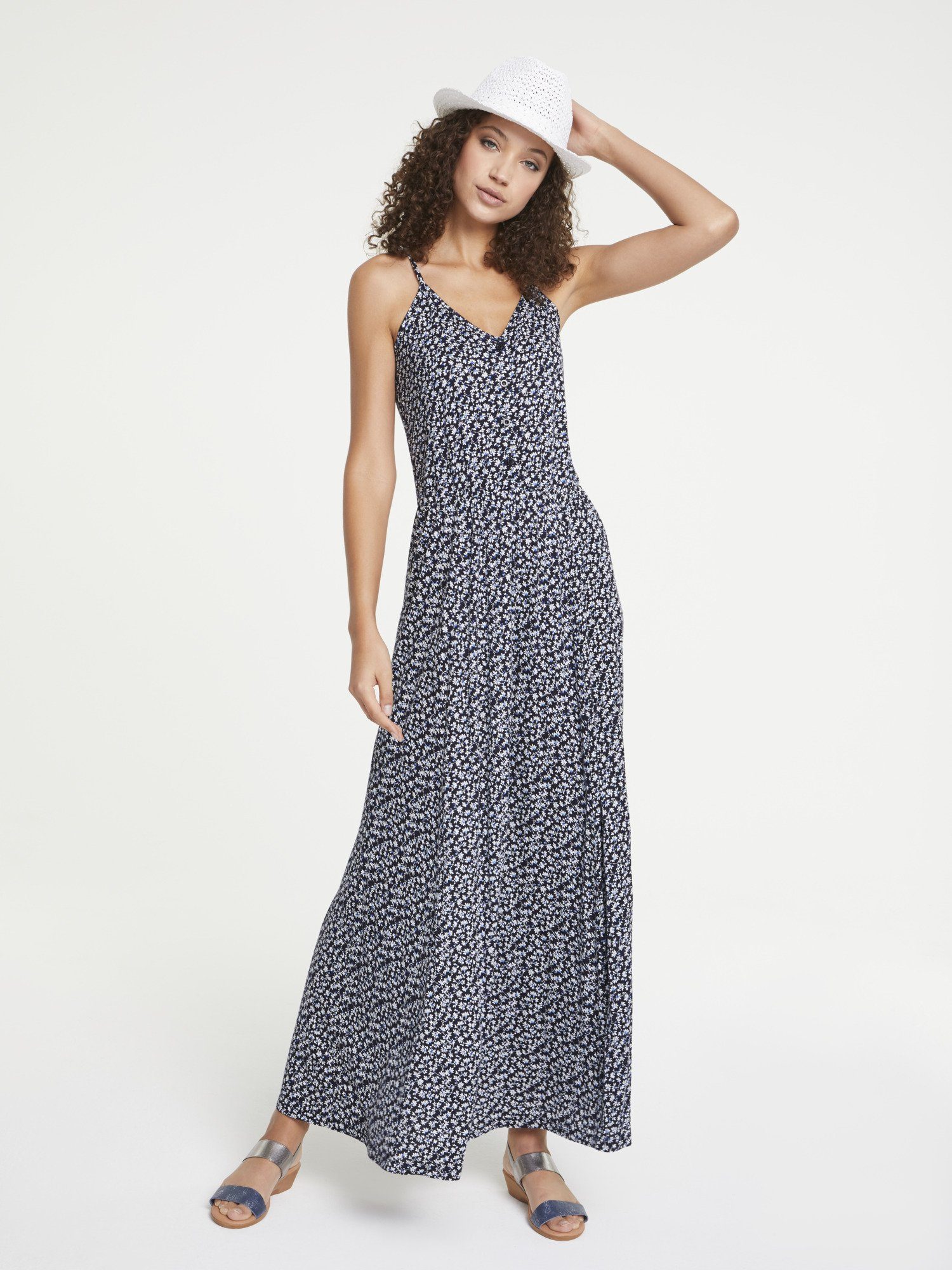 heine Druckkleid mit halber Knopfleiste, Im Trend: verspieltes