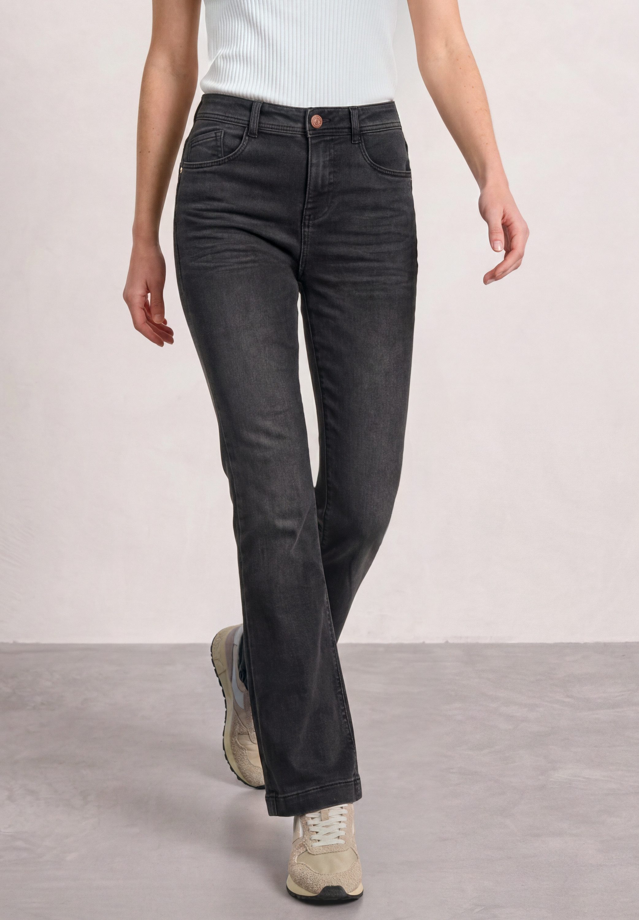 STREET ONE Slim-fit-Jeans High Waist