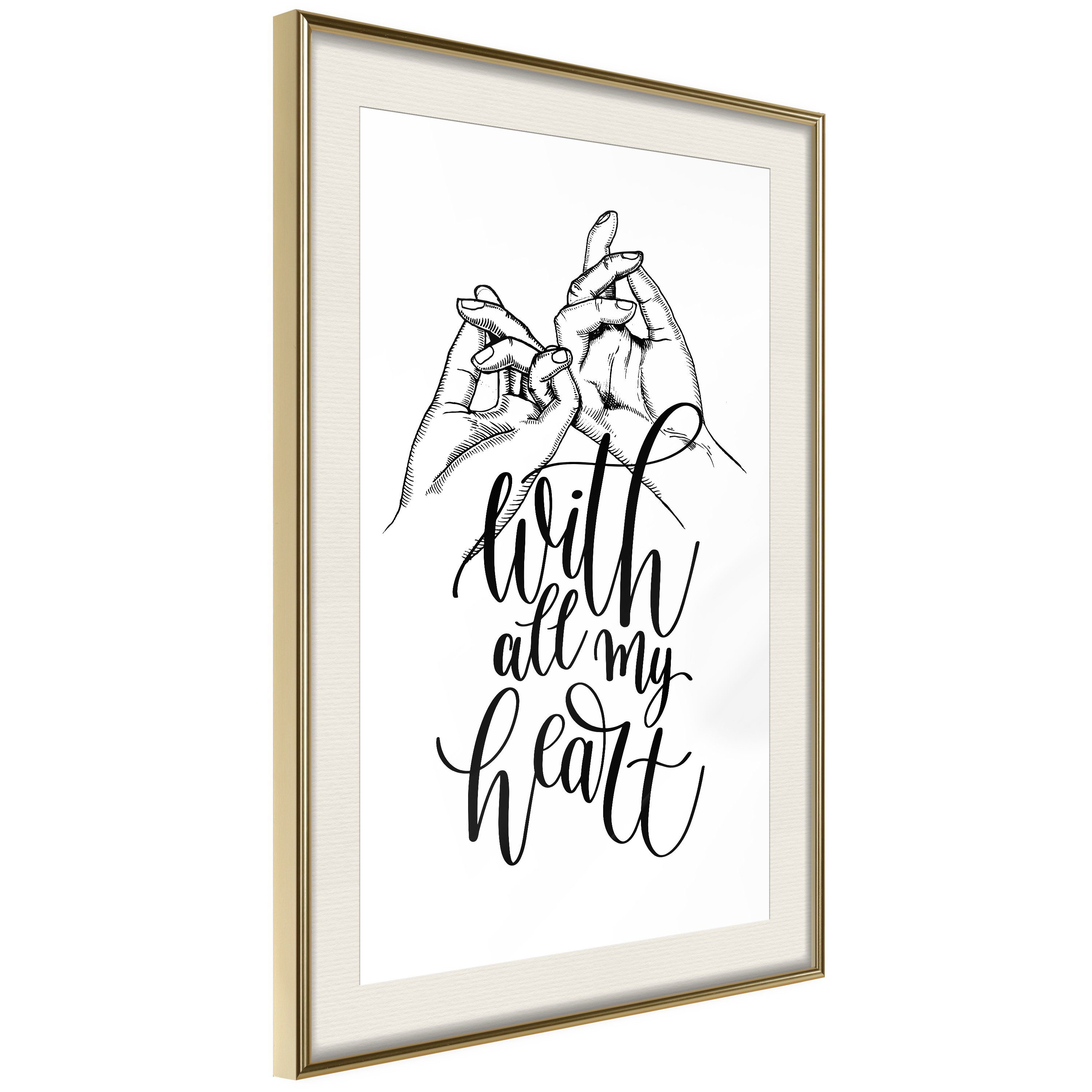 Artgeist Poster With All My Heart