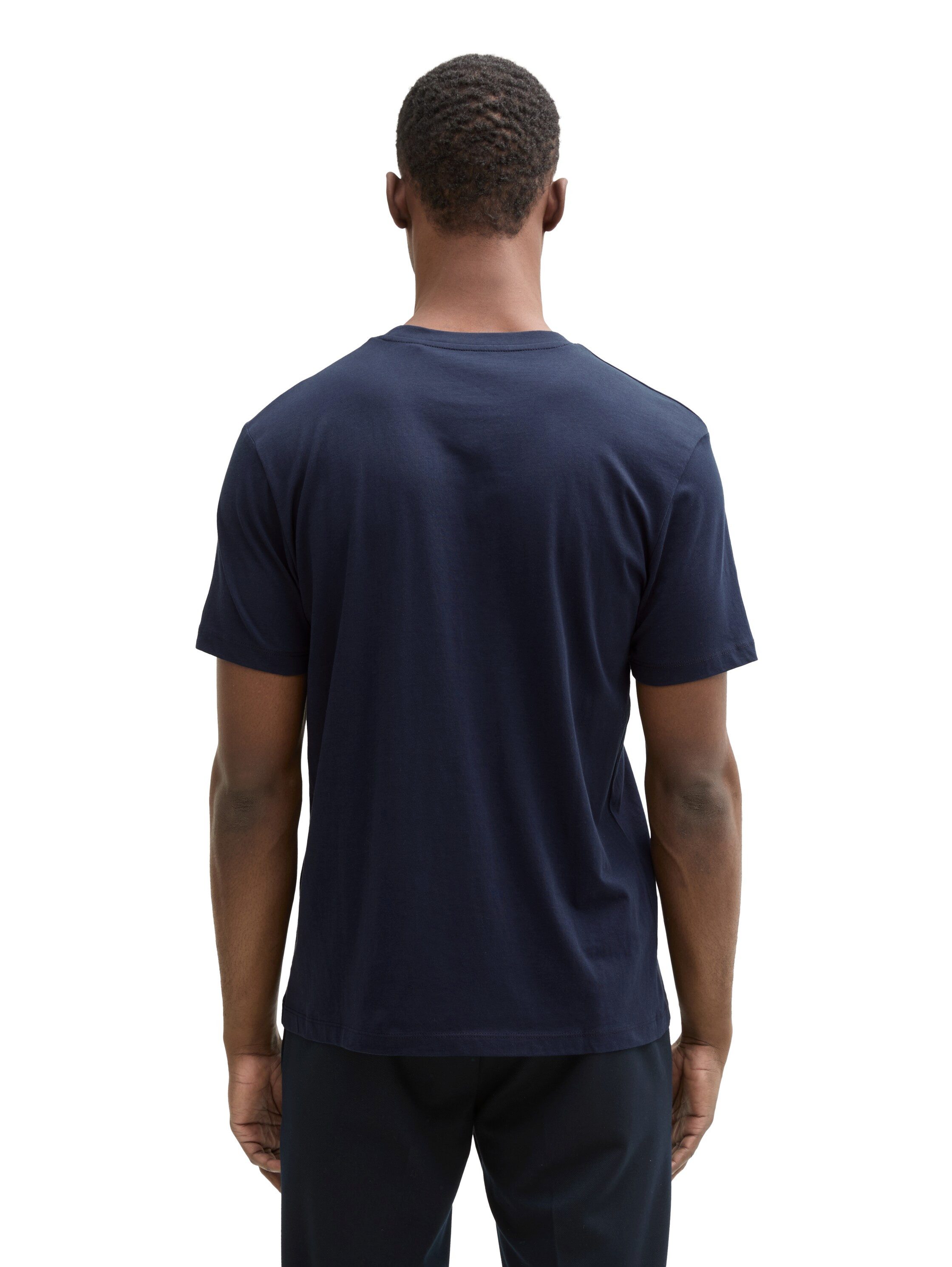 TOM TAILOR Denim T-Shirt mit verschiedenen günstig online kaufen