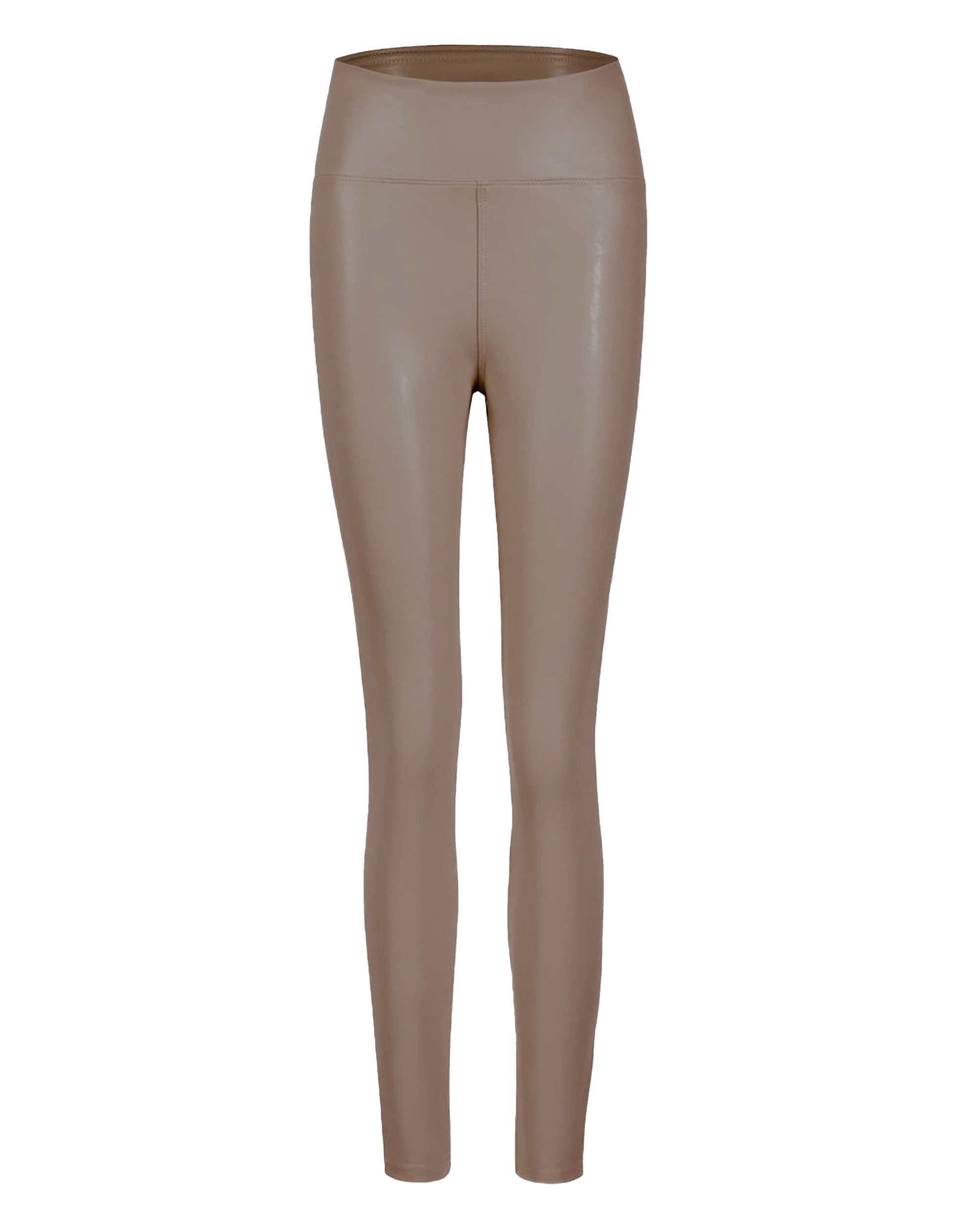 SASSYCLASSY Lederhose Highwaist Thermoleggings Damen in Lederoptik Skinny L günstig online kaufen