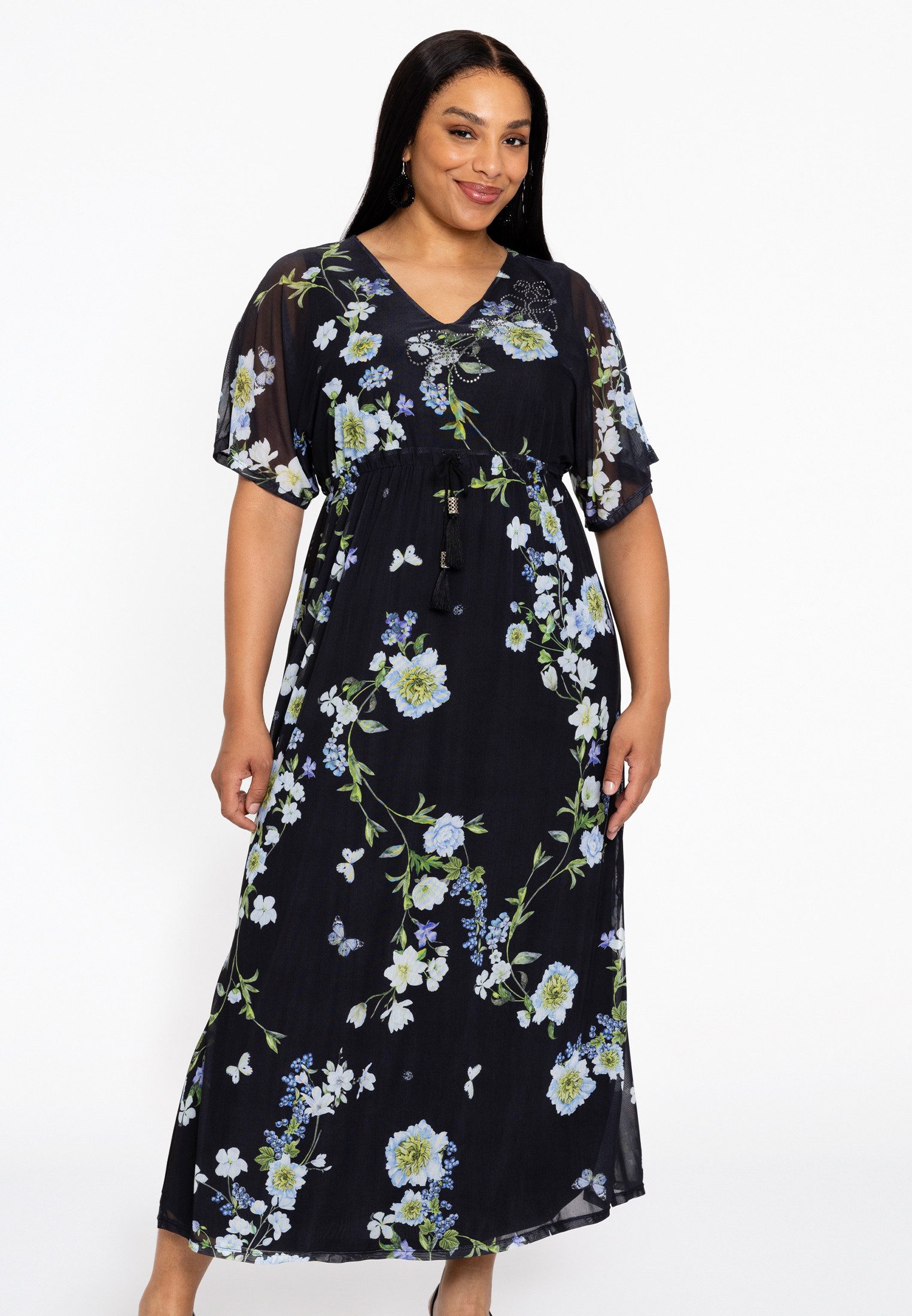 A-Linien-Kleid Damen Kleid Große Größen