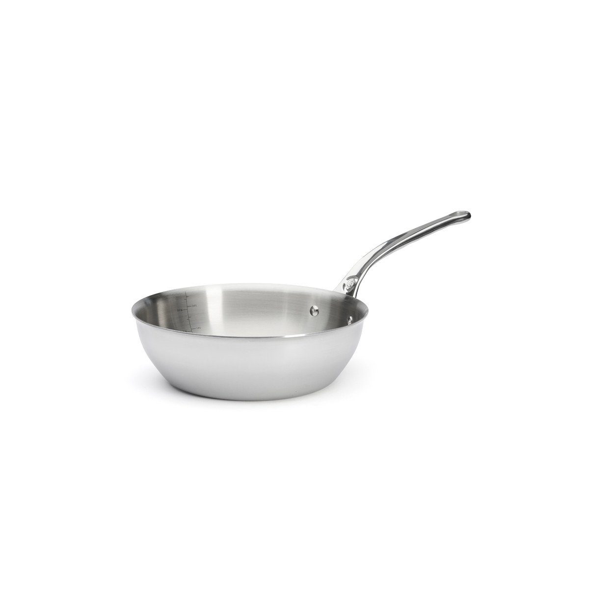 de Buyer Sauteuse Affinity, konisch 24 cm / 3,0 L - Edelstahl-Mehrschichtmaterial