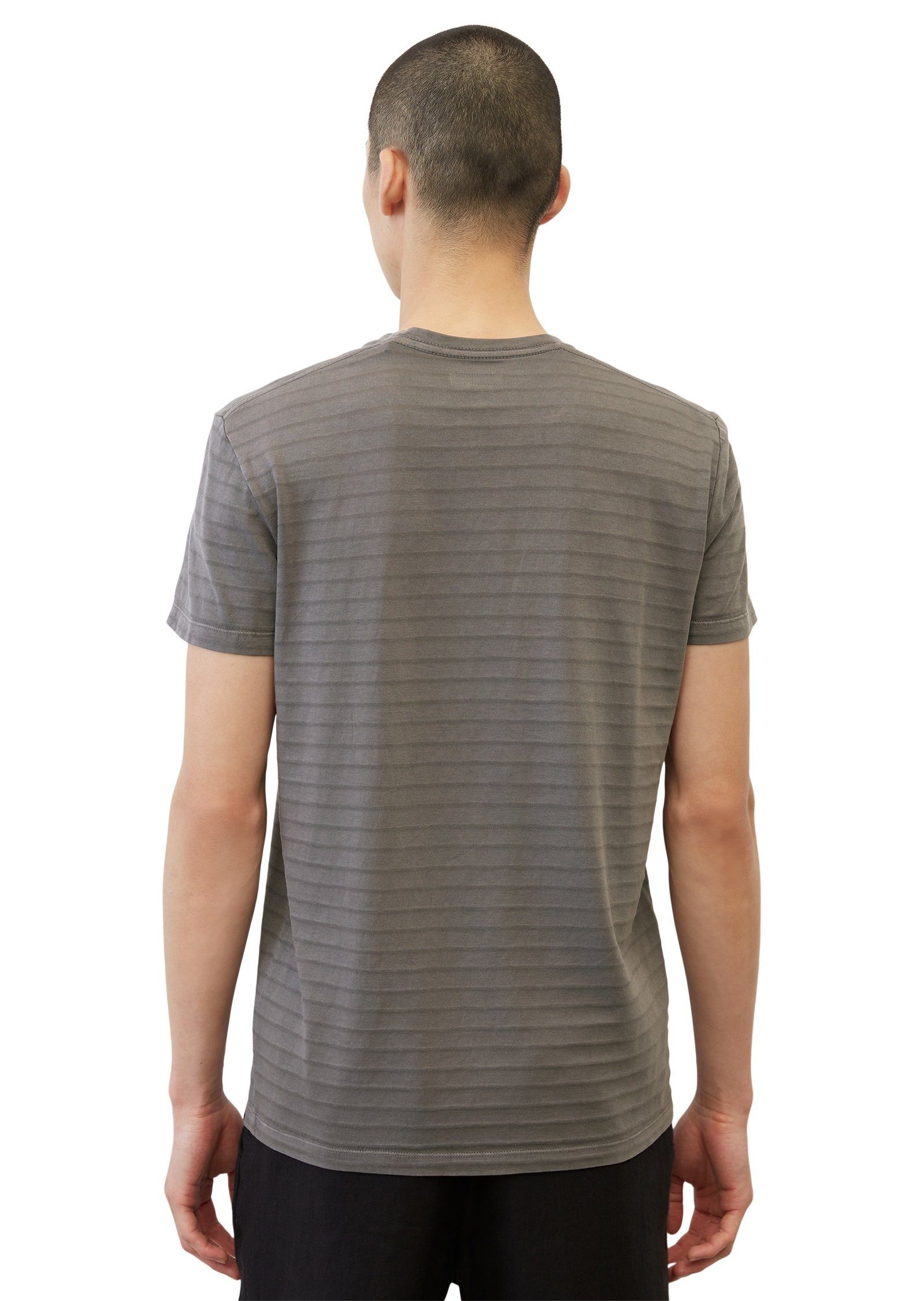 Cold-dye-Färbung mit O'Polo T-Shirt Marc grau