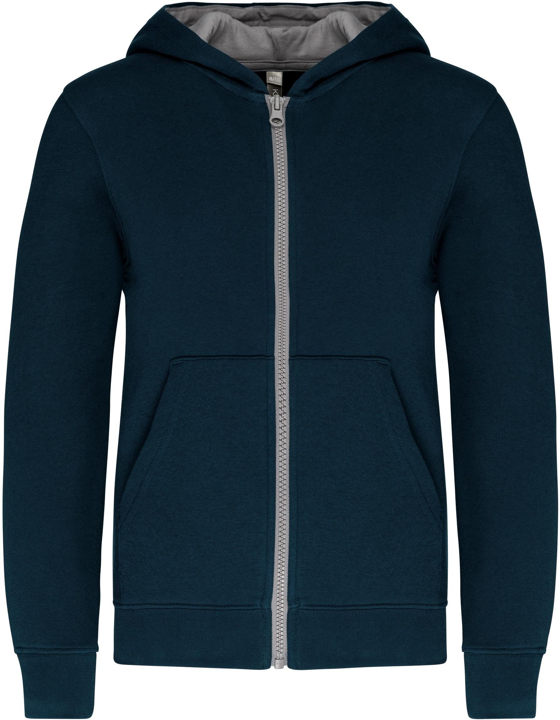 Kapuzensweatjacke Kinder KAPUZENSWEATSHIRT mit Reißverschluss
