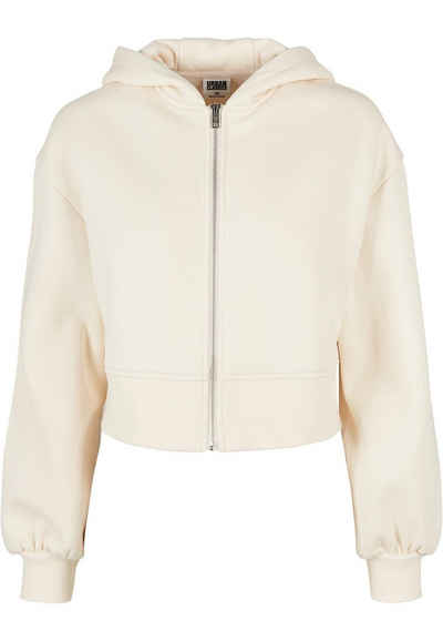 URBAN CLASSICS Sweatjacke Urban Classics Damen Ladies Short Oversized Zip Jacket (1-tlg)