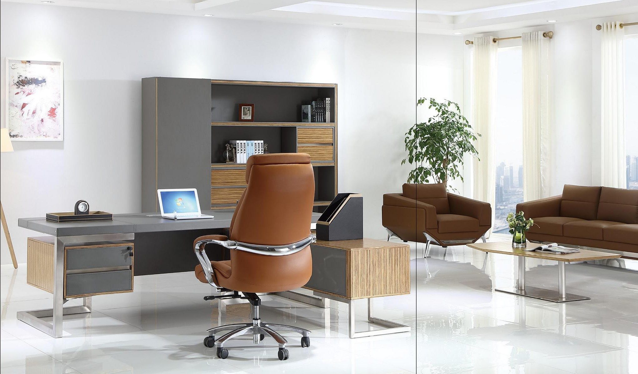 Xlmoebel Bücherregal Schwarzer Holzschrank von XLMOEBEL mit eleganter, moderner Note, Made in Europa