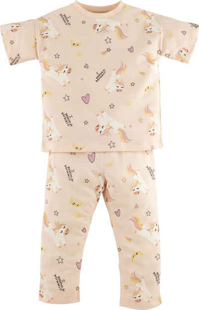 mamino Kindermode Pyjama »Baby Mädchen Schlafanzug -Unicorn«