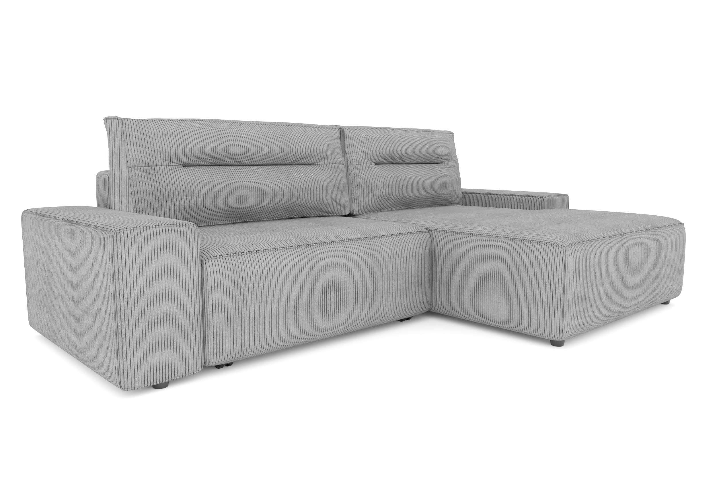 Stylefy Ecksofa Emanuel, L-Form, Design und mit Bettfunktion oder bestellbar, Modern links Bettkasten, Eckcouch, wahlweise mane rechts