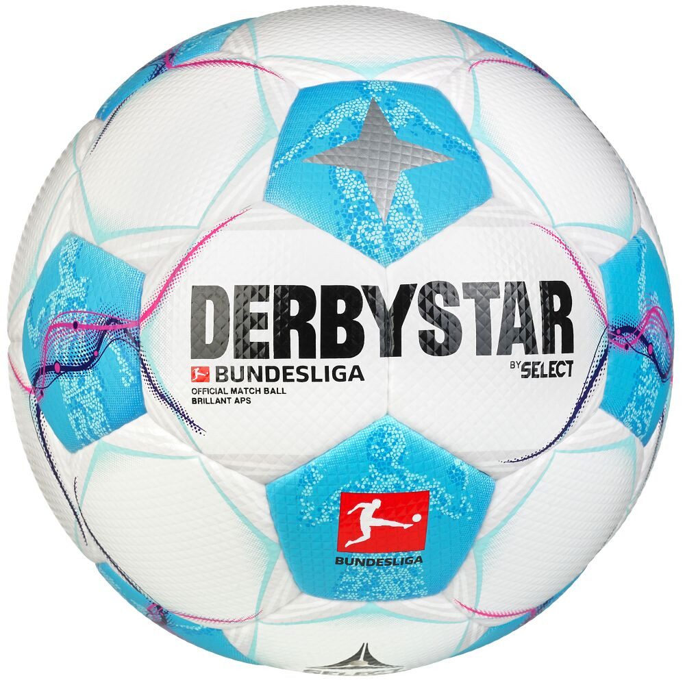 Derbystar Fußball Fußball Bundesliga Brillant APS 2024/2025, Offizieller Matchball der 1. und 2. Bundesliga